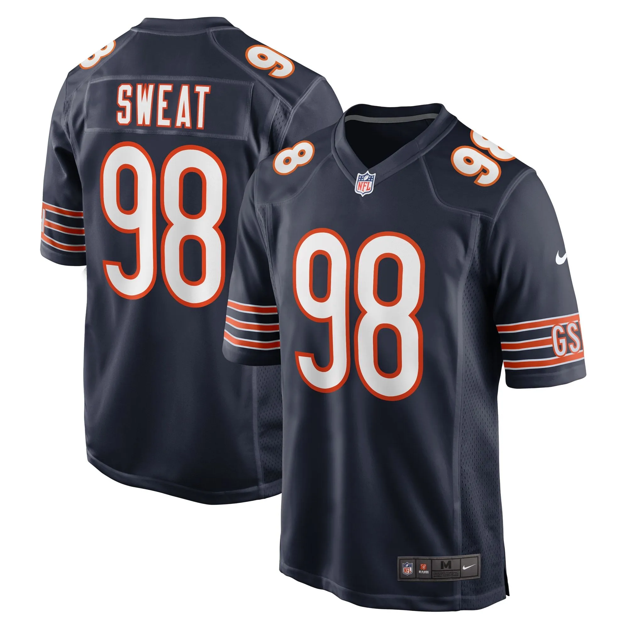 Montez Sweat Chicago Bears   Game Jersey -  Navy