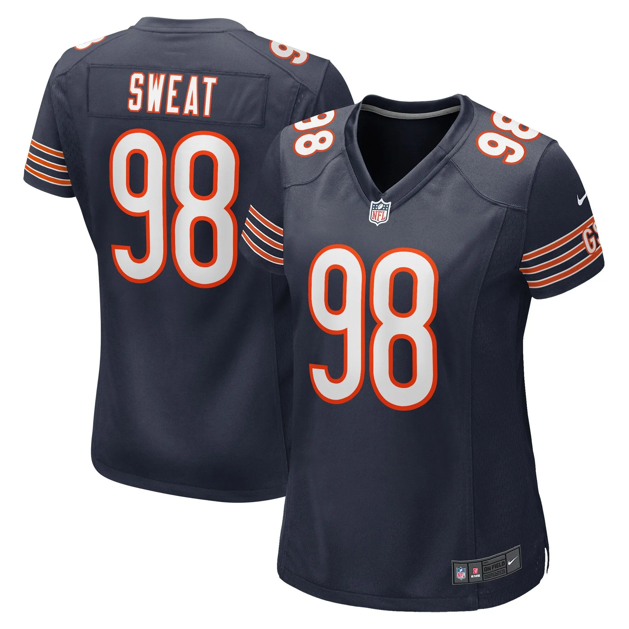 Montez Sweat Chicago Bears  Women's  Game Jersey -  Navy