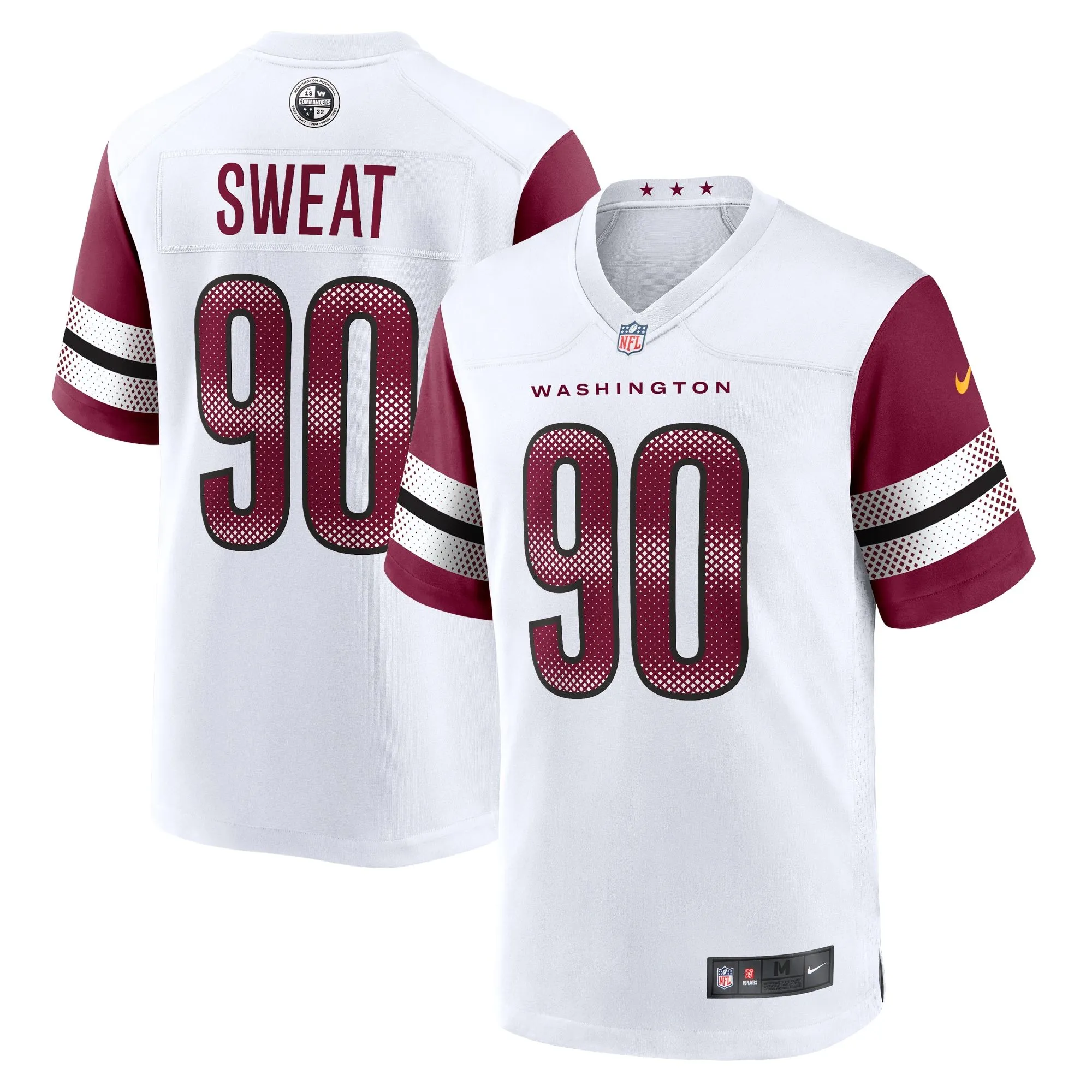 Montez Sweat Washington Commanders  Game Jersey - White