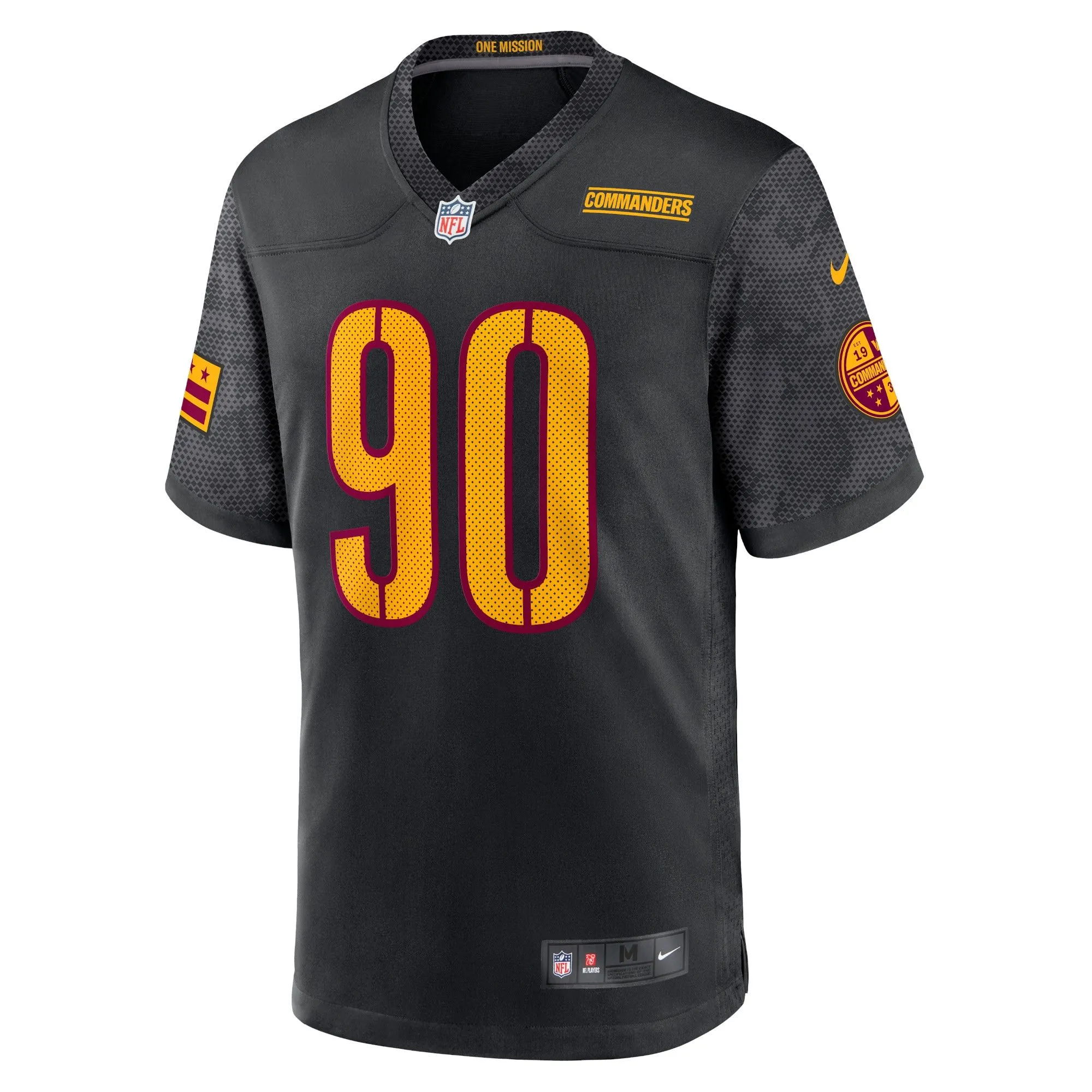 Montez Sweat Washington Commanders  Youth Game Jersey - Black