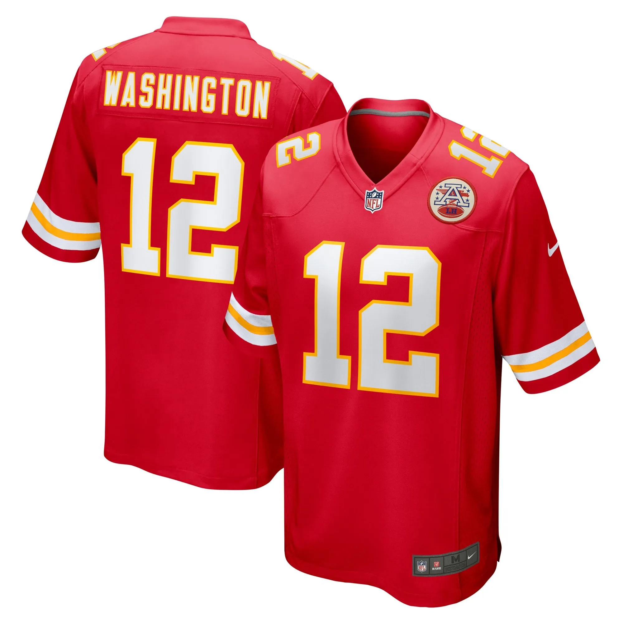 Montrell Washington Kansas City Chiefs  Team Game Jersey -  Red