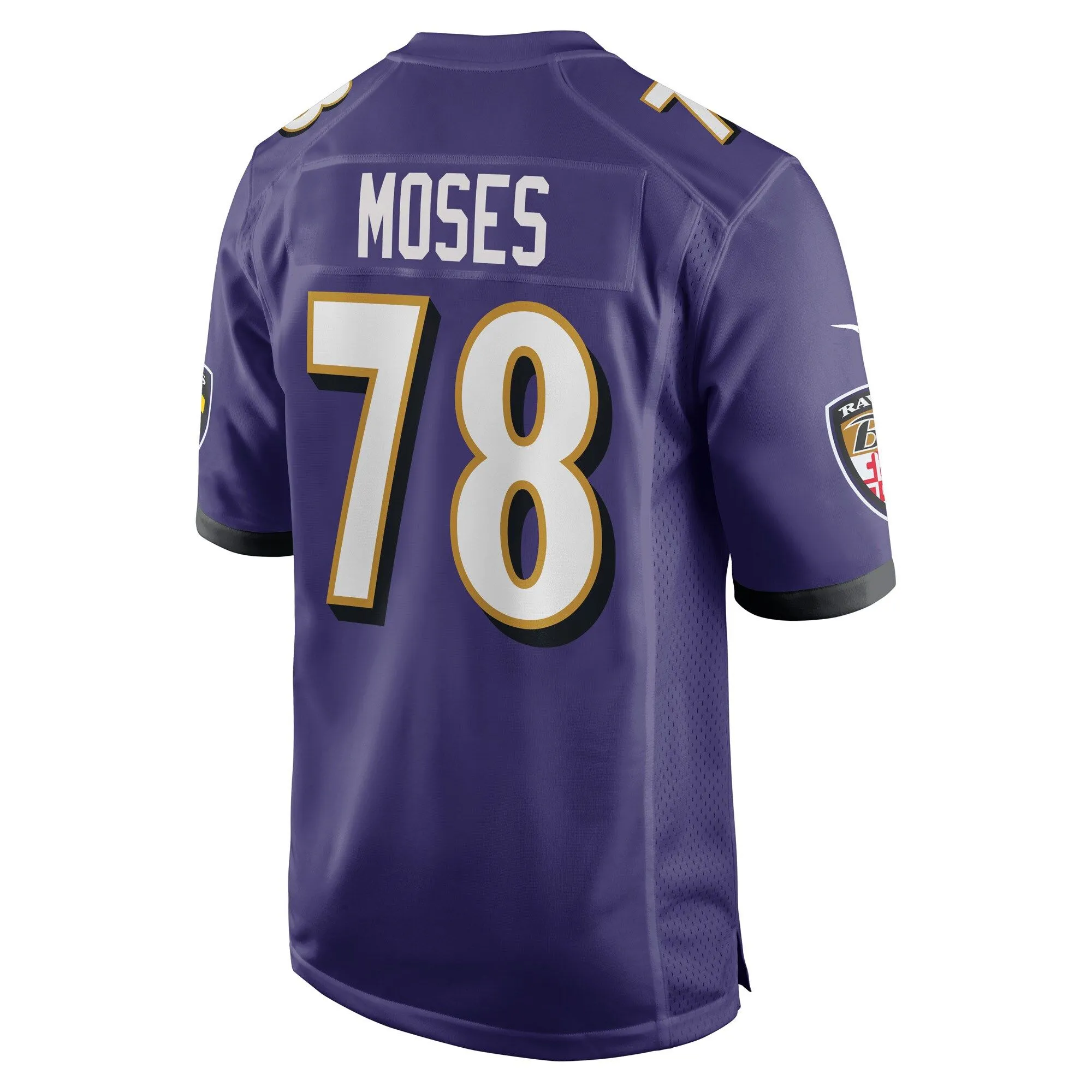 Morgan Moses Baltimore Ravens  Game Player Jersey - Purple