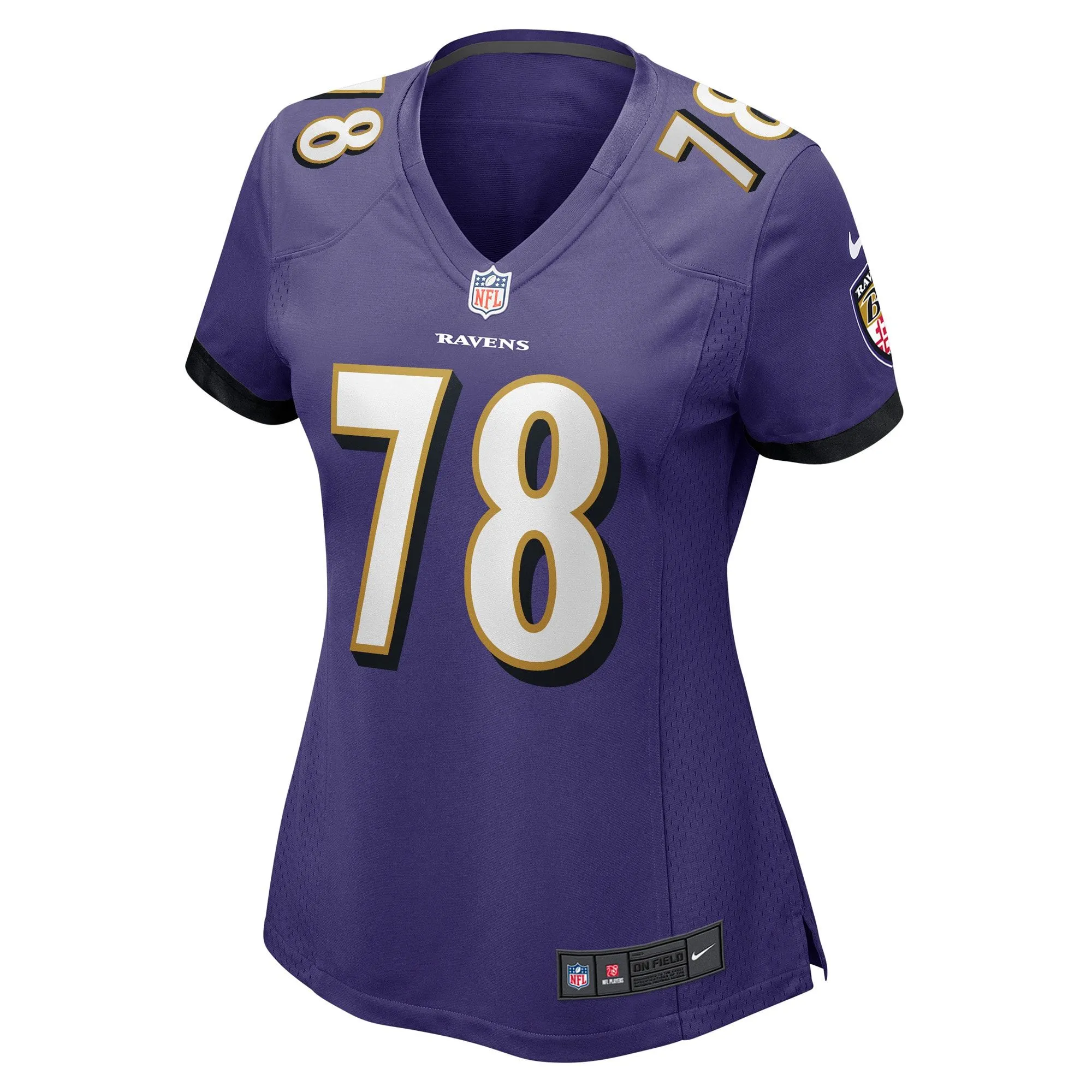 Morgan Moses Baltimore Ravens  Women's Game Player Jersey - Purple