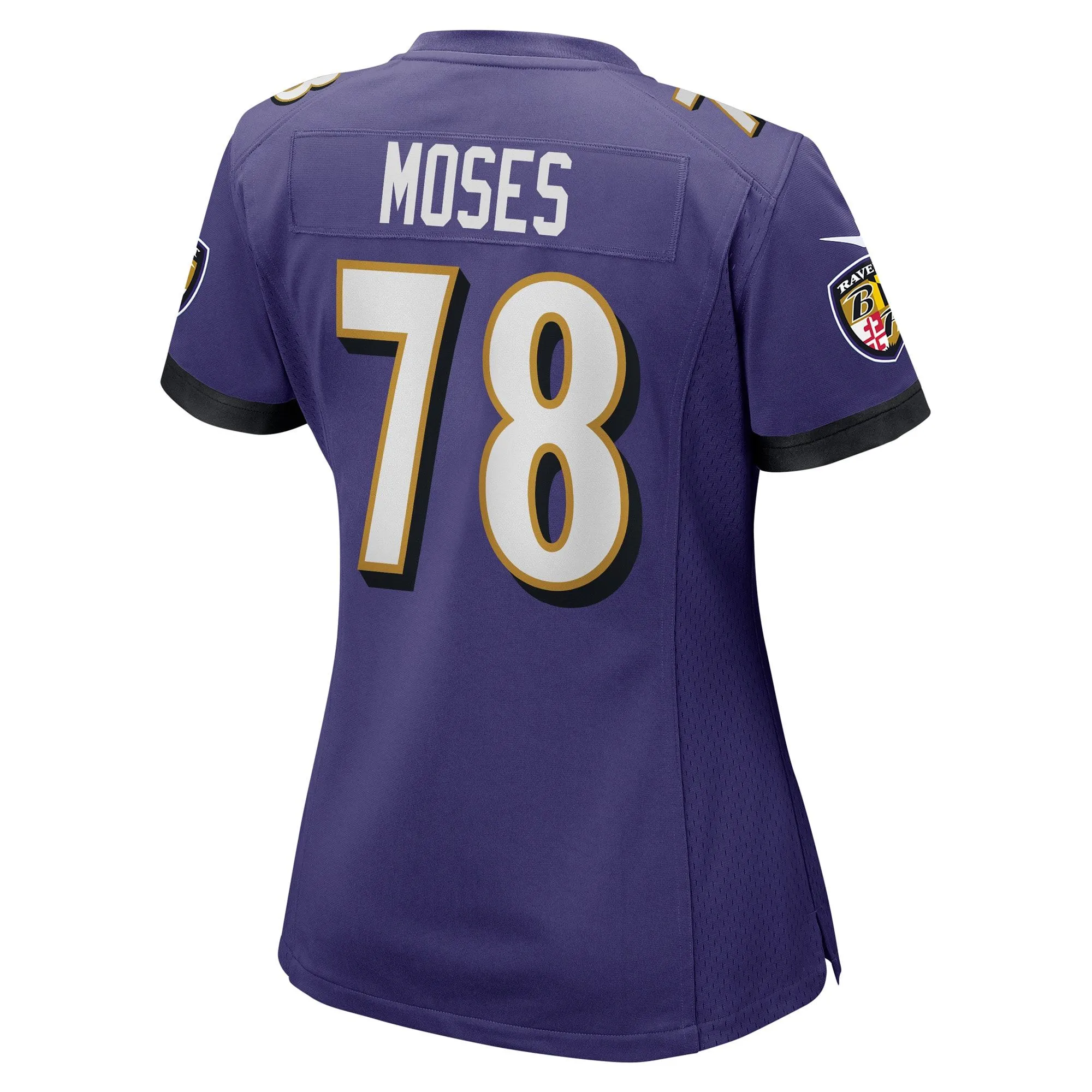 Morgan Moses Baltimore Ravens  Women's Game Player Jersey - Purple