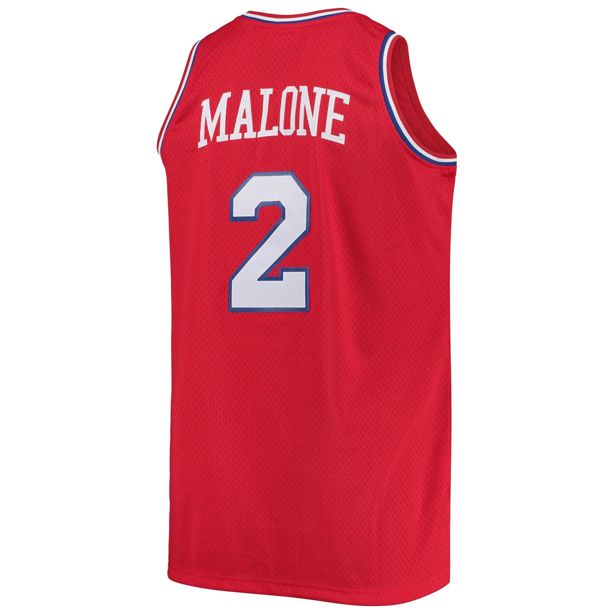 Moses Malone Philadelphia 76ers Mitchell & Ness 1982/83 Big & Tall Hardwood Classics Swingman Jersey - Red