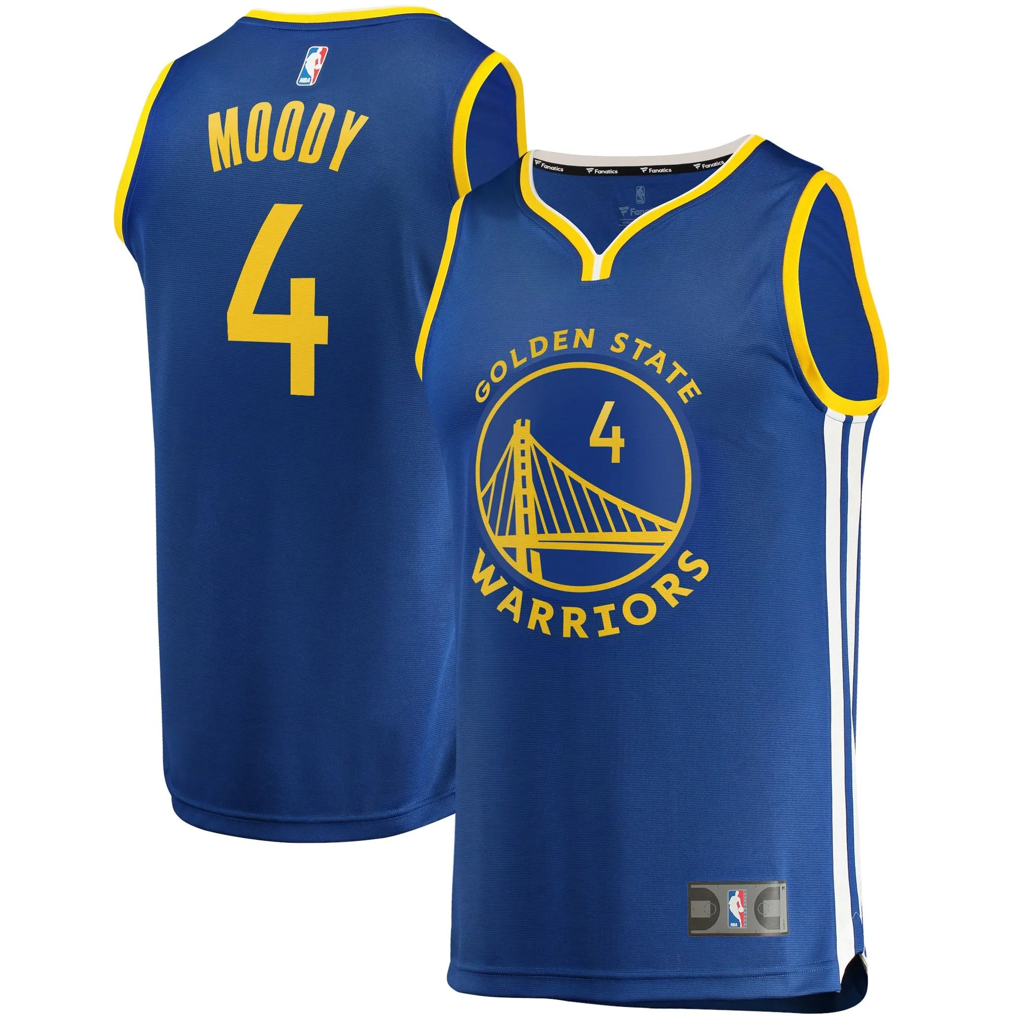 Moses Moody Golden State Warriors Fanatics Branded Fast Break Replica Jersey - Icon Edition - Royal