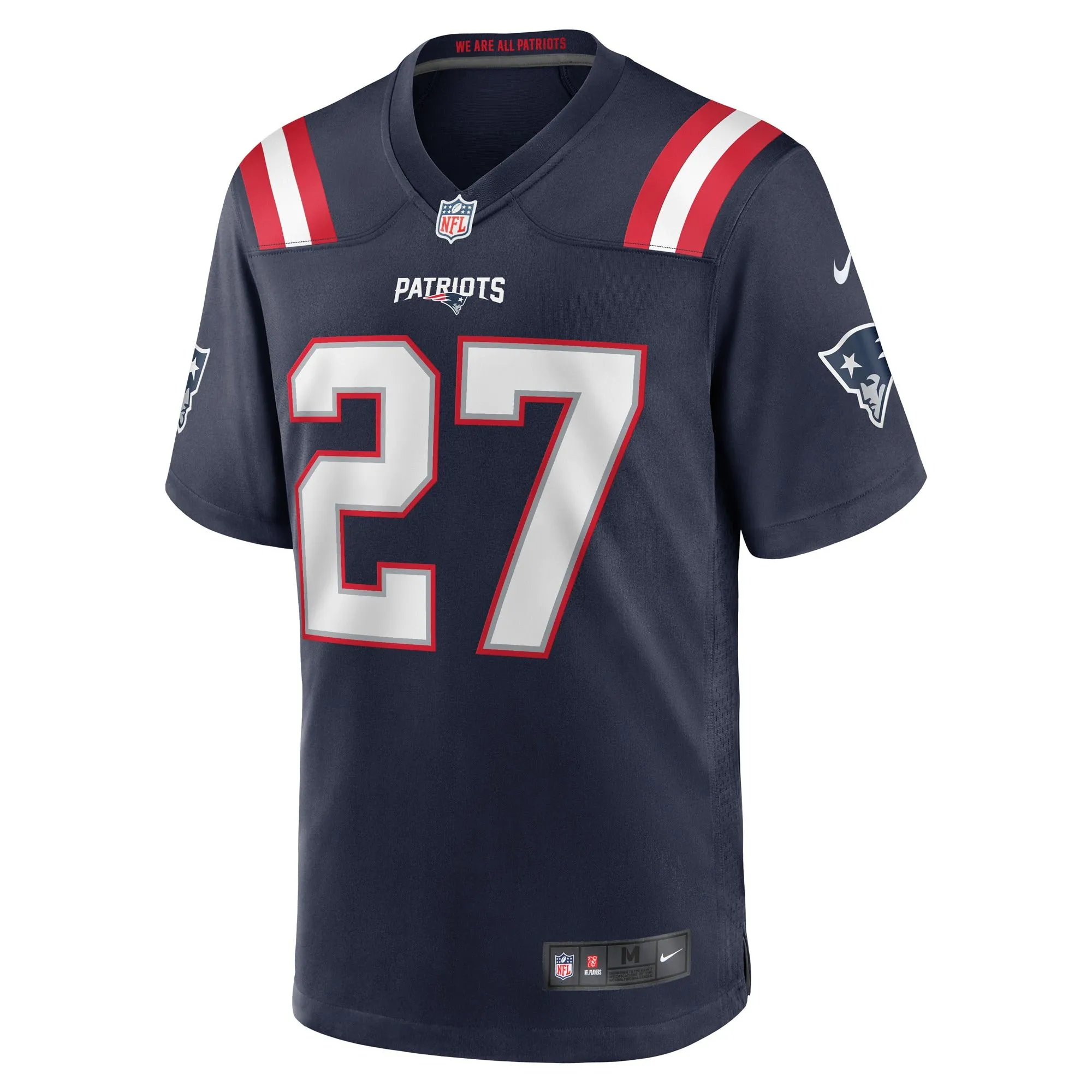 Myles Bryant New England Patriots  Game Player Jersey - Navy