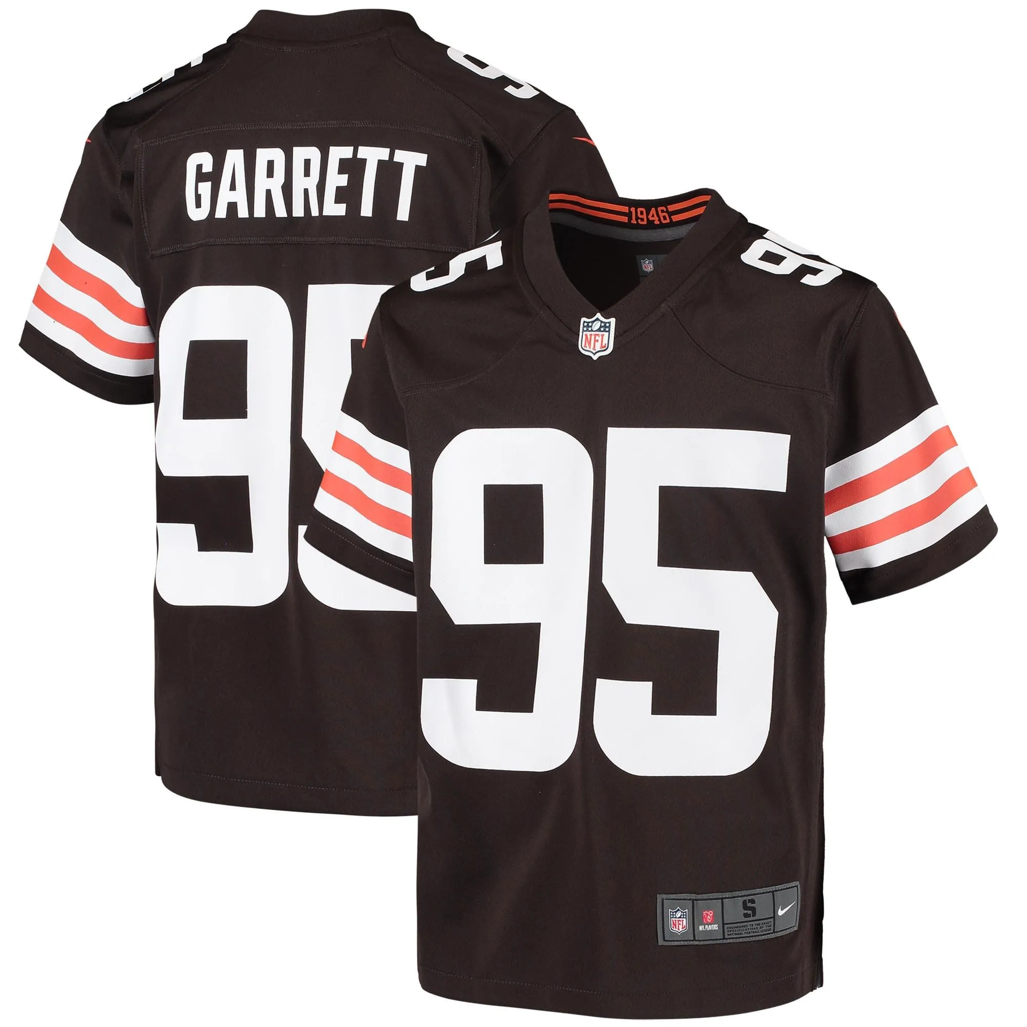 Myles Garrett Cleveland Browns  Youth Game Jersey - Brown