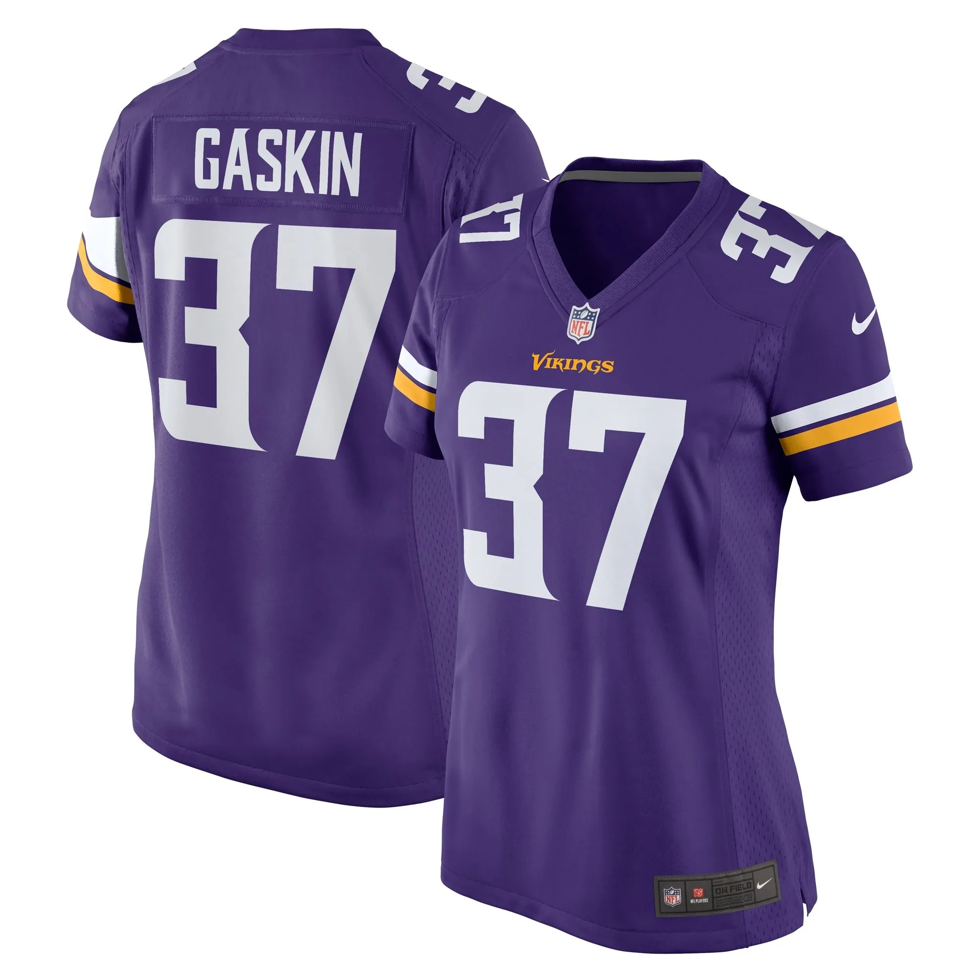 Myles Gaskin Minnesota Vikings  Women's Team Game Jersey -  Purple