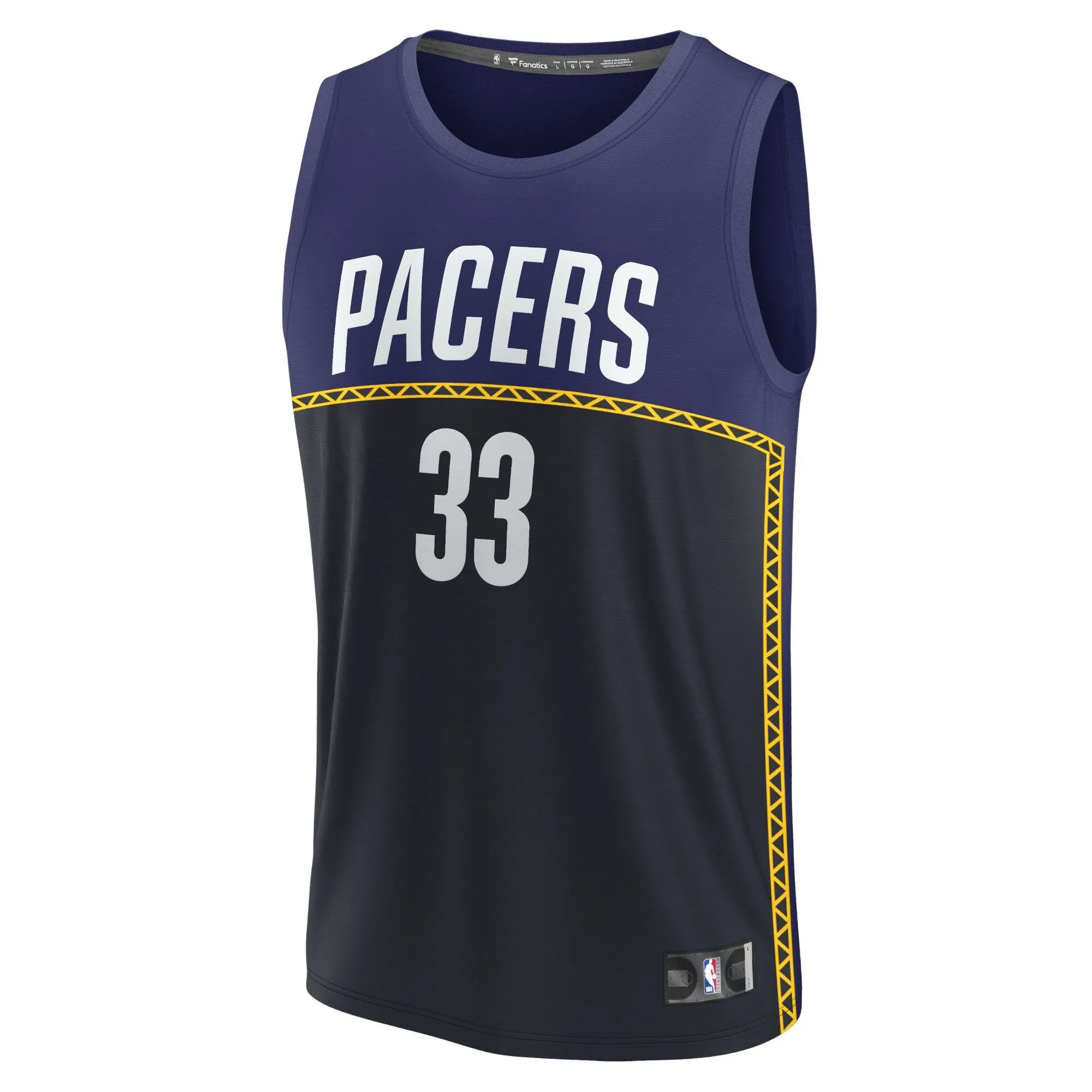 Myles Turner Indiana Pacers Fanatics Branded Fastbreak Jersey - City Edition - Blue