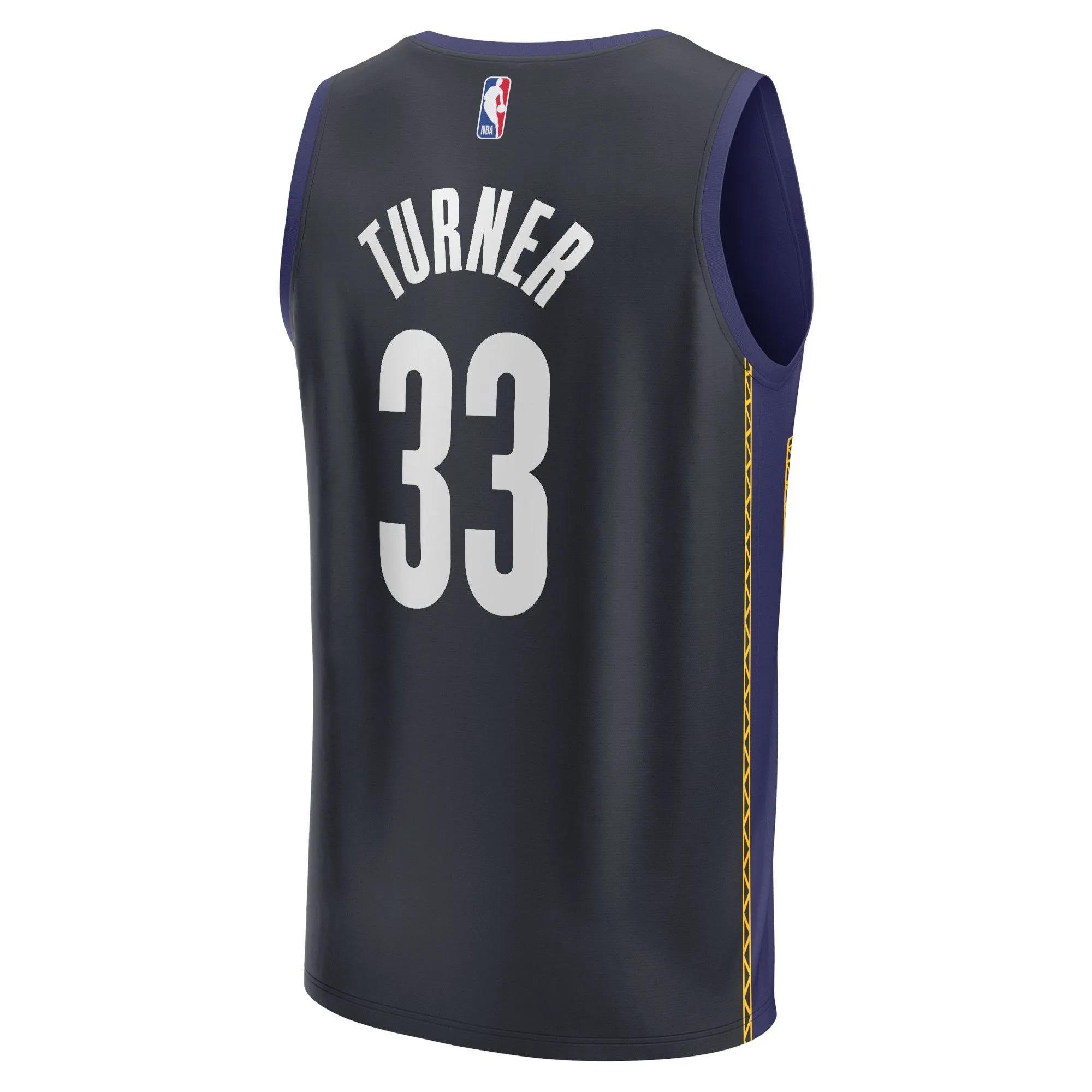 Myles Turner Indiana Pacers Fanatics Branded Fastbreak Jersey - City Edition - Blue