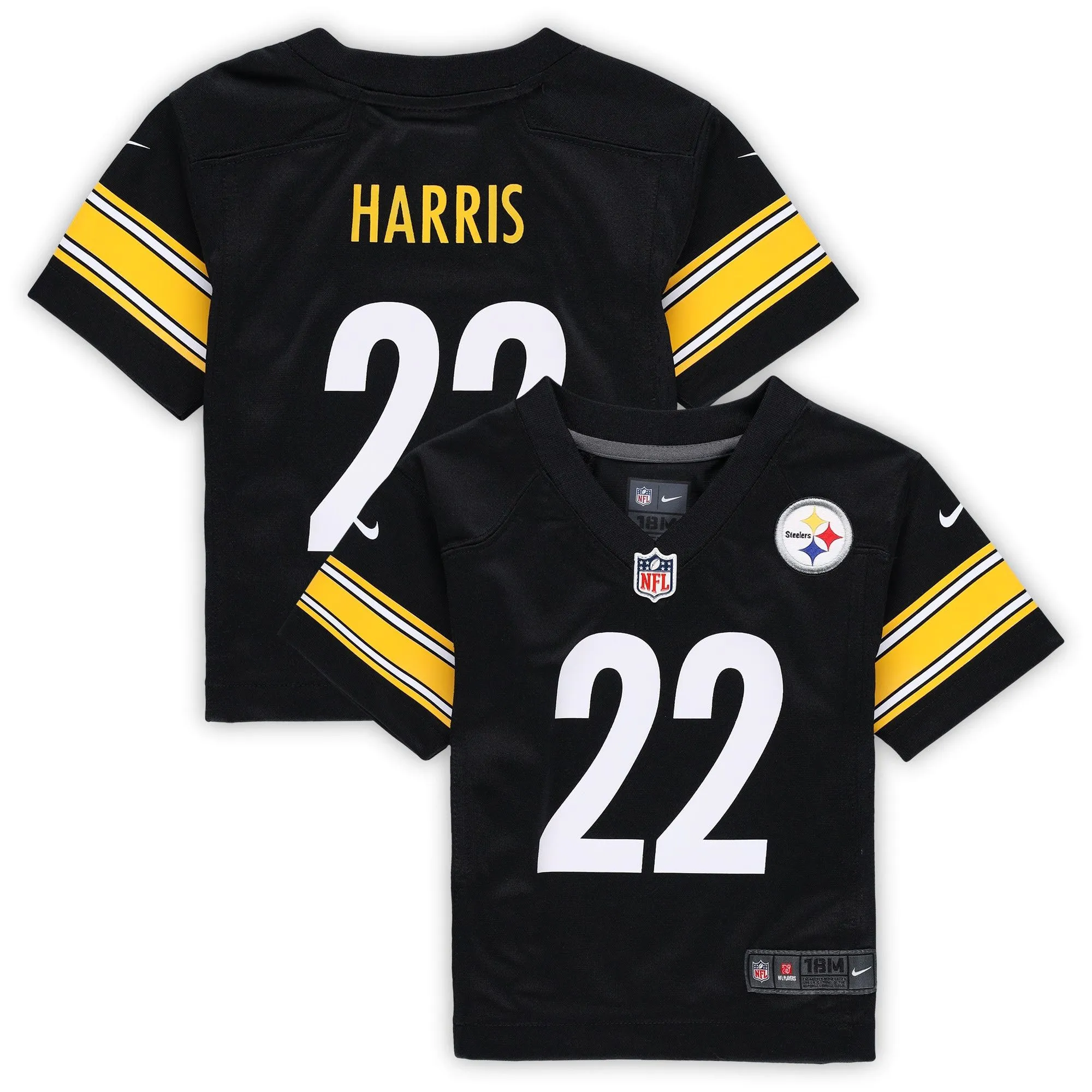 Najee Harris Pittsburgh Steelers  Infant Player Game Jersey - Black