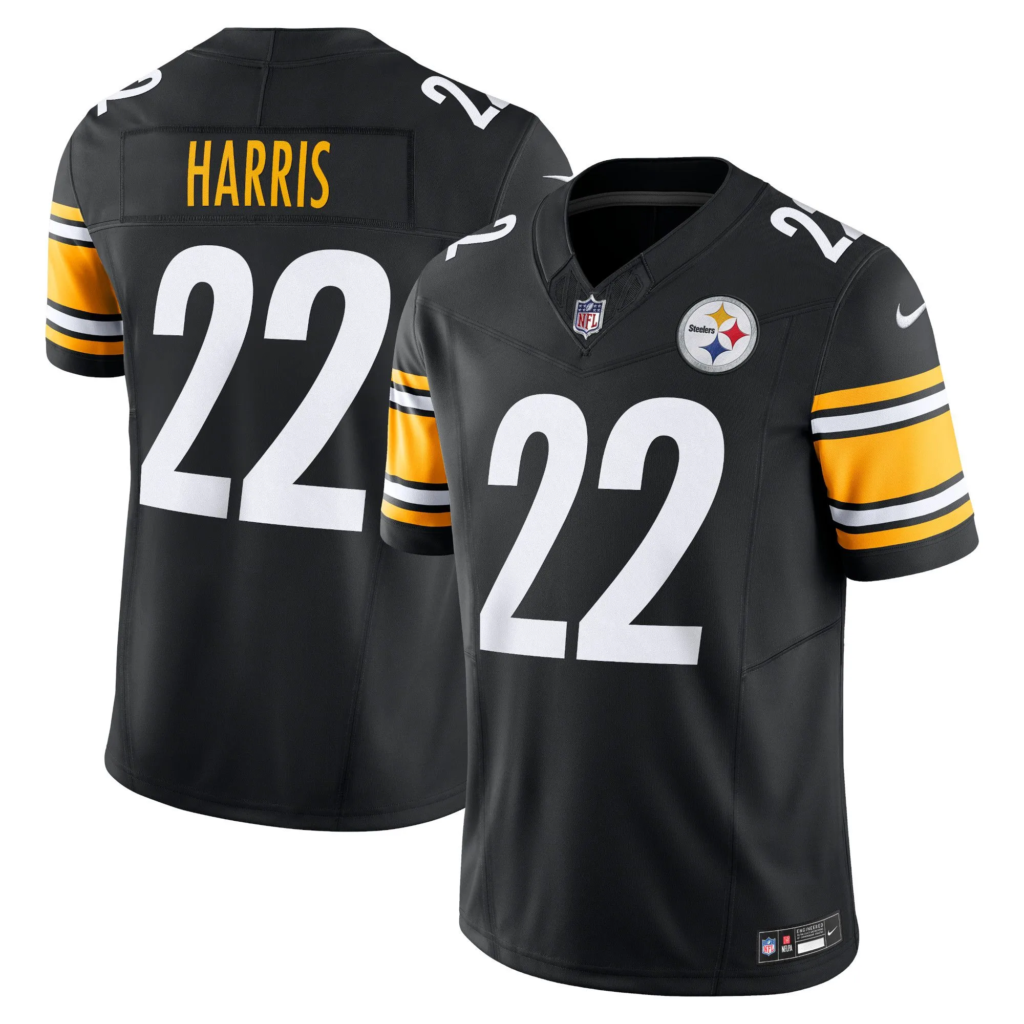 Najee Harris Pittsburgh Steelers  Vapor F.U.S.E. Limited Jersey - Black