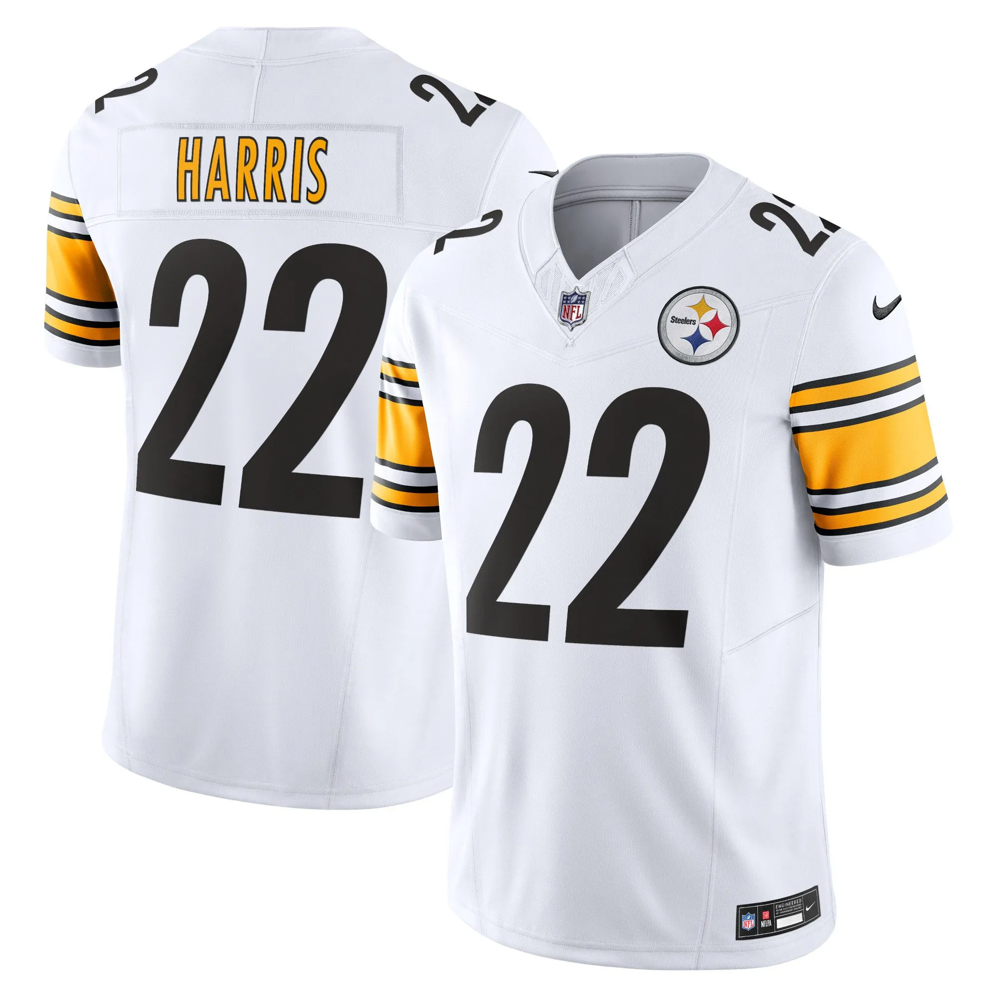 Najee Harris Pittsburgh Steelers  Vapor F.U.S.E. Limited Jersey - White