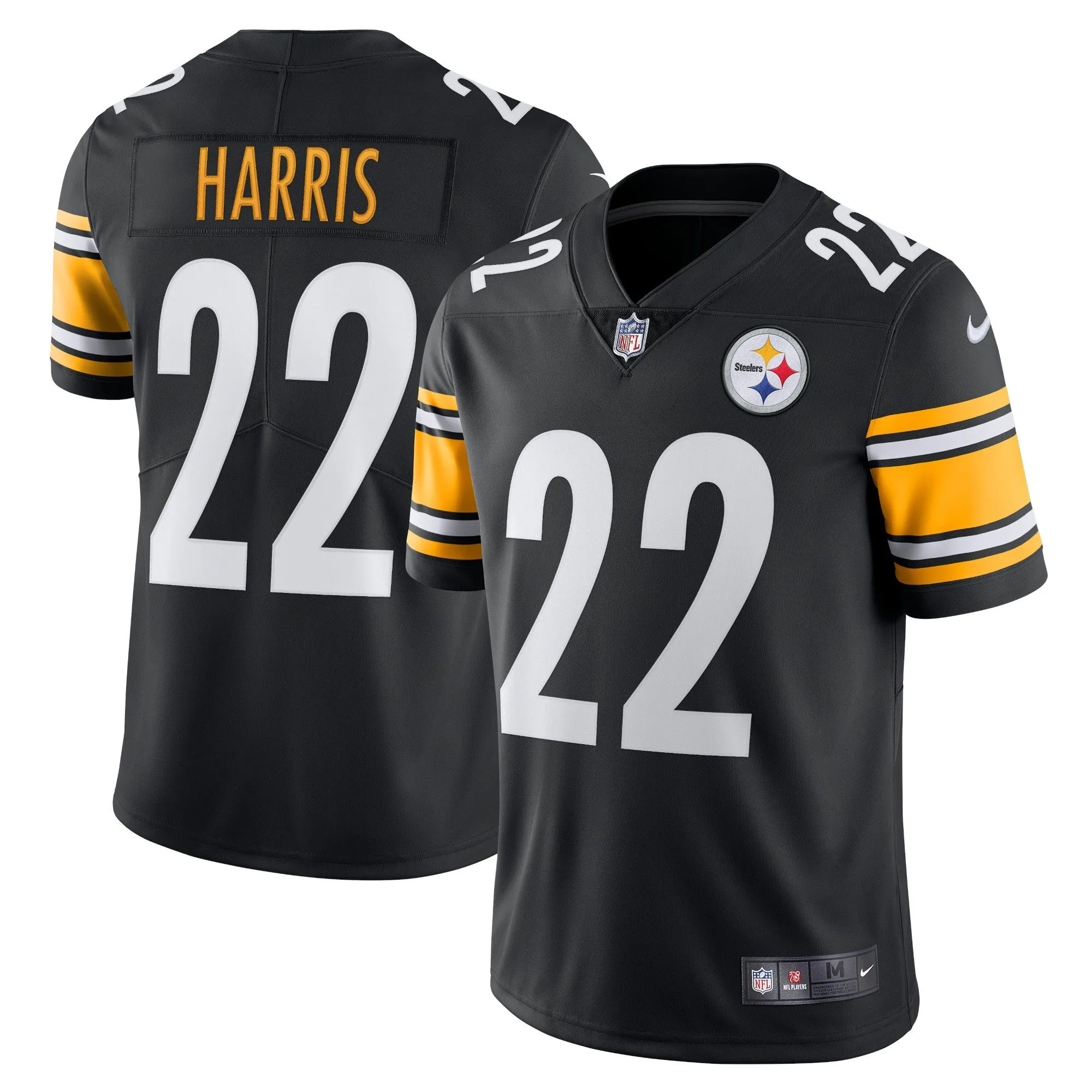 Najee Harris Pittsburgh Steelers  Vapor Limited Jersey - Black