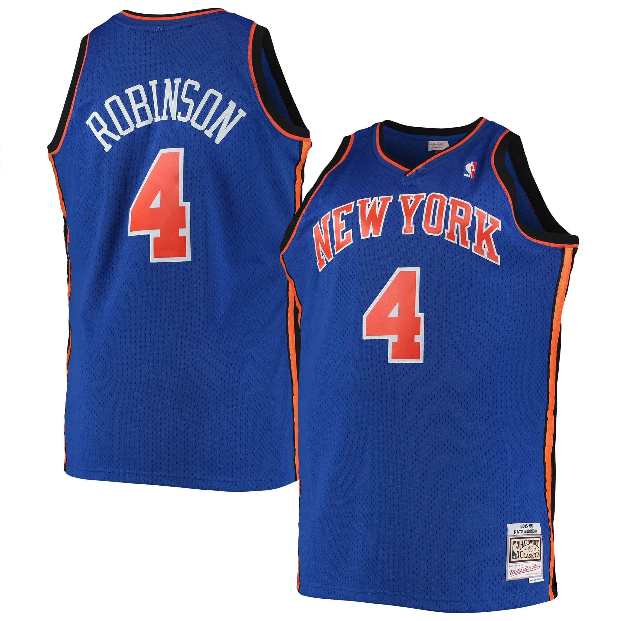 Nate Robinson New York Knicks Mitchell & Ness 2005/06 Big & Tall Hardwood Classics Swingman Jersey - Blue