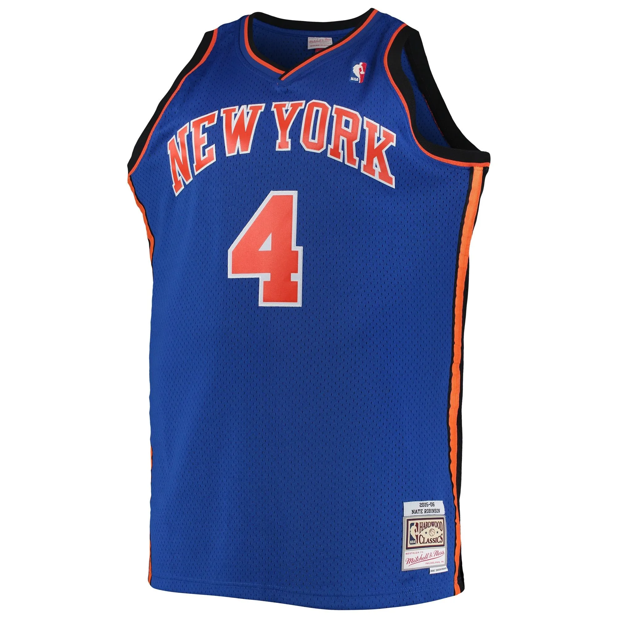 Nate Robinson New York Knicks Mitchell & Ness 2005/06 Big & Tall Hardwood Classics Swingman Jersey - Blue