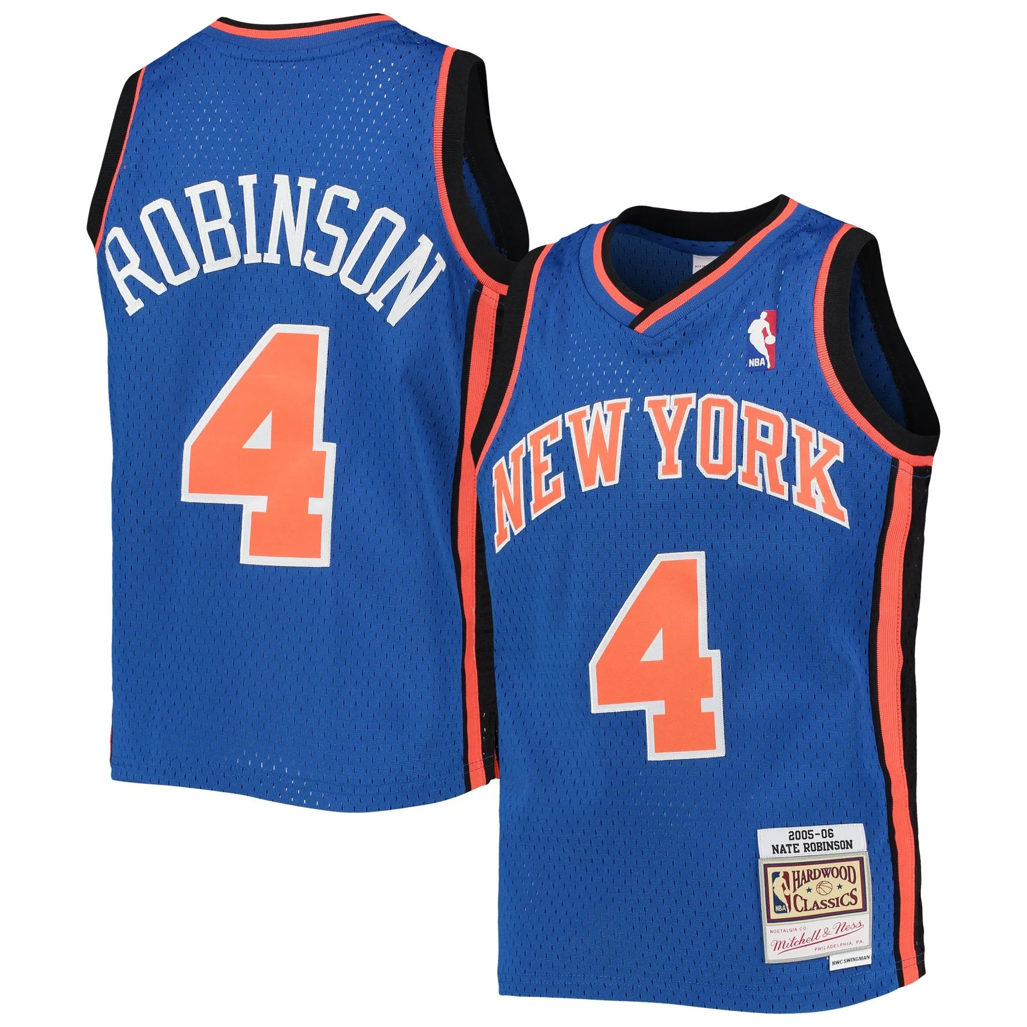 Nate Robinson New York Knicks Mitchell & Ness Youth 2005/06 Hardwood Classics Swingman Jersey - Blue