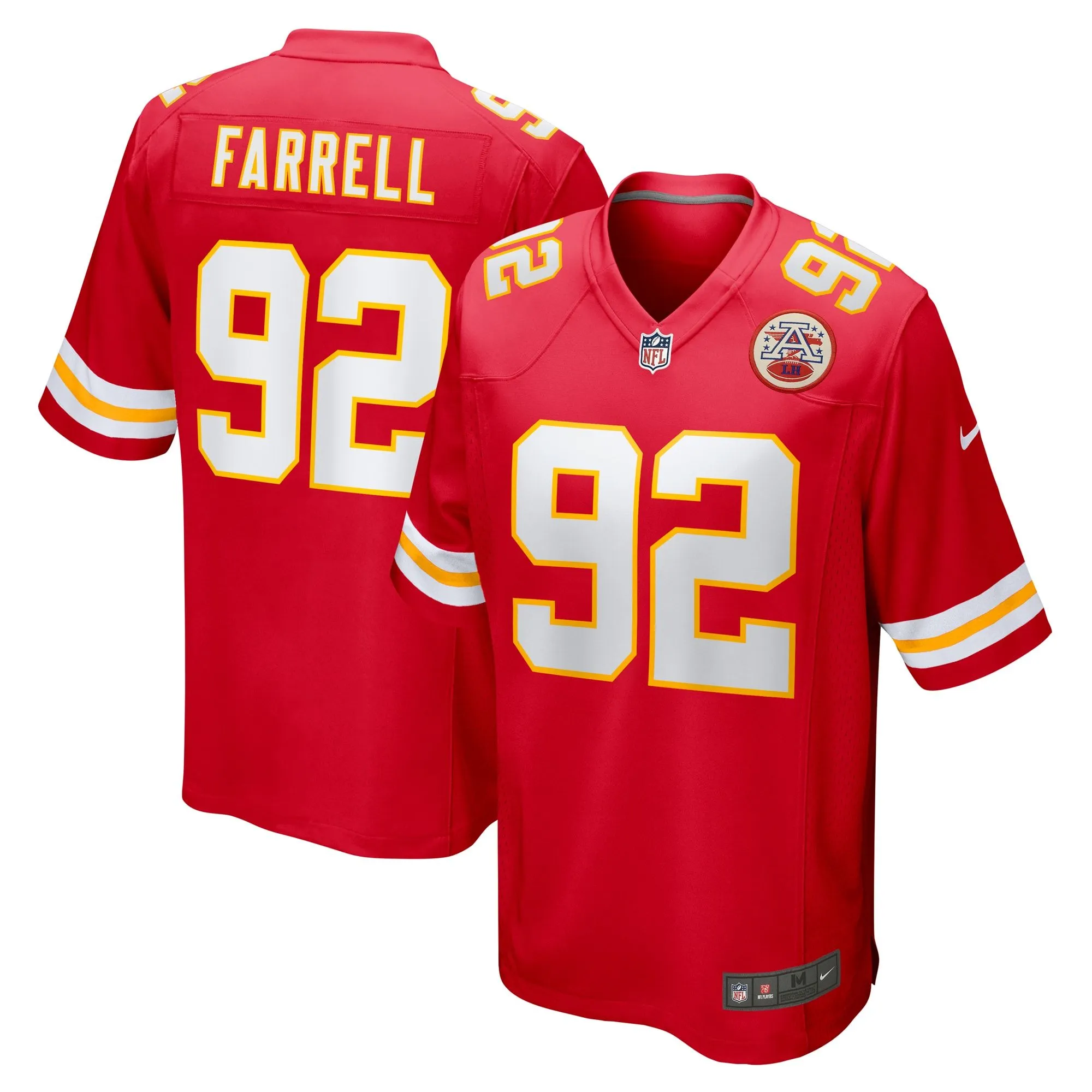 Neil Farrell Jr. Kansas City Chiefs  Team Game Jersey -  Red