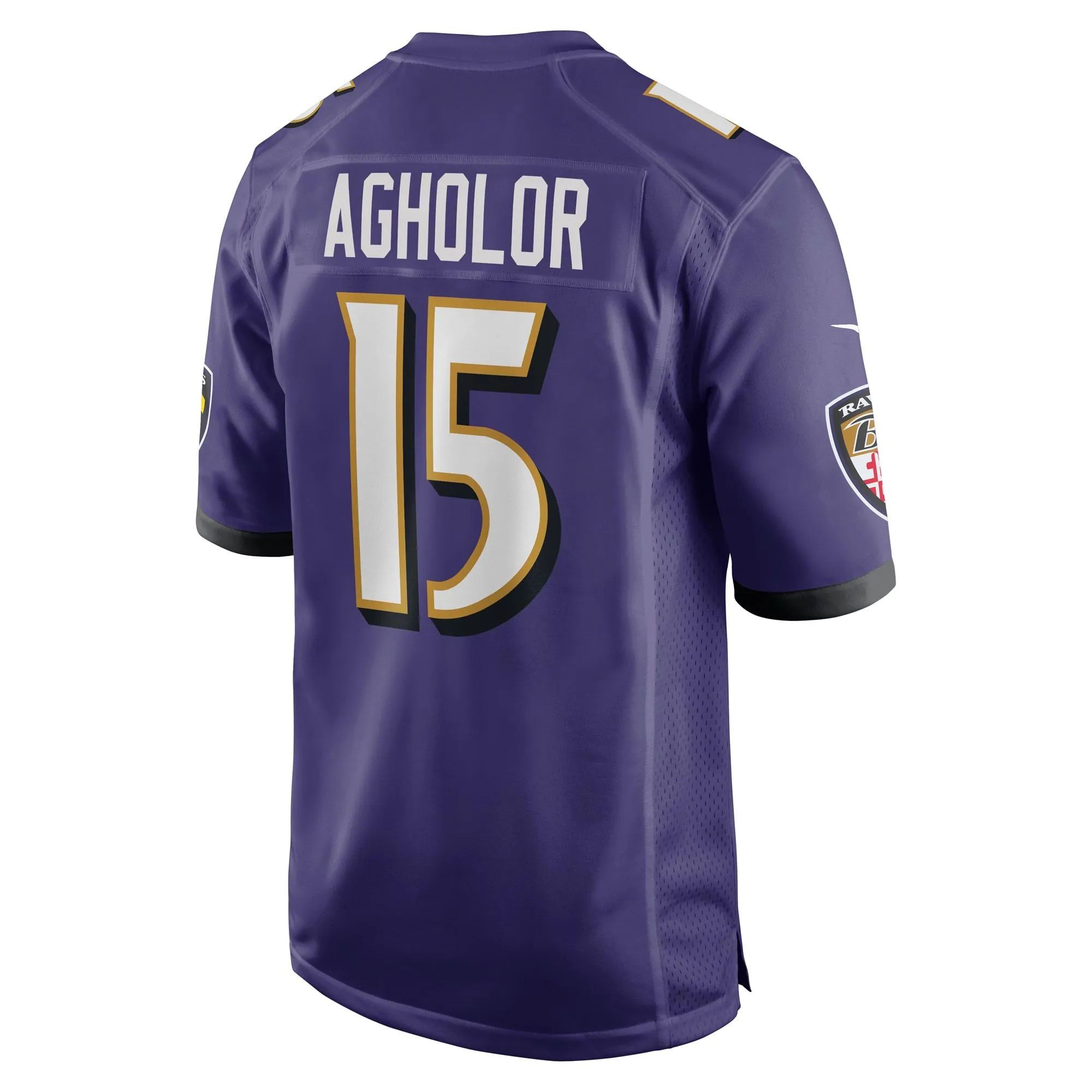 Nelson Agholor Baltimore Ravens  Game Jersey - Purple