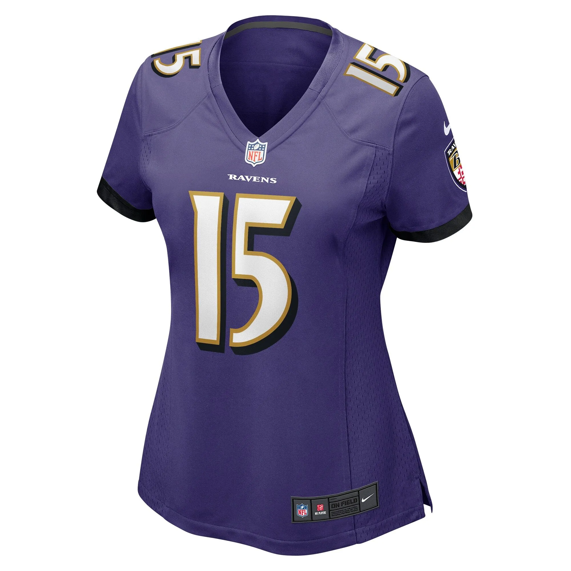 Nelson Agholor Baltimore Ravens  Women's Game Jersey - Purple