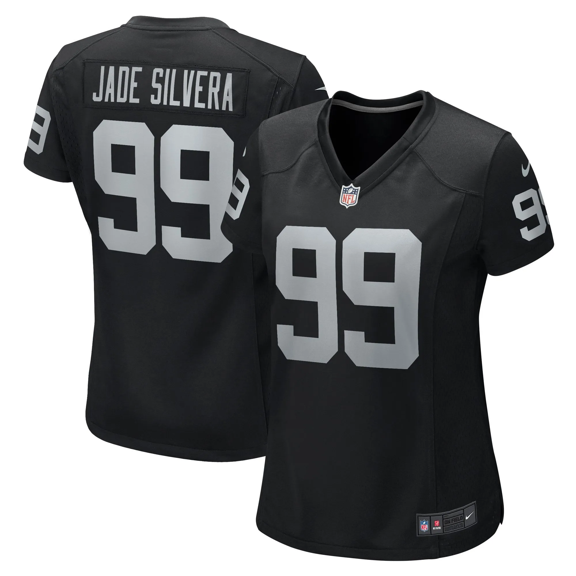 Nesta Jade Silvera Las Vegas Raiders  Women's Team Game Jersey -  Black