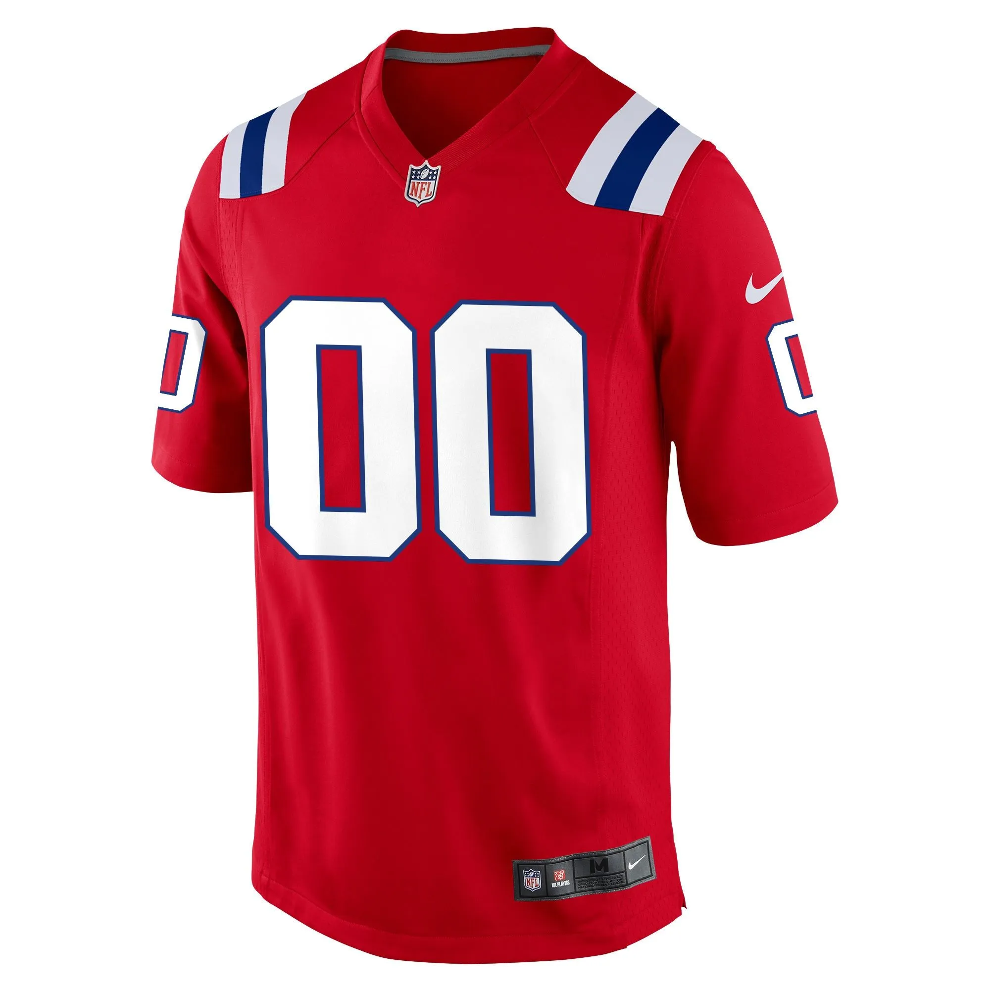 New England Patriots  Alternate Custom Jersey - Red