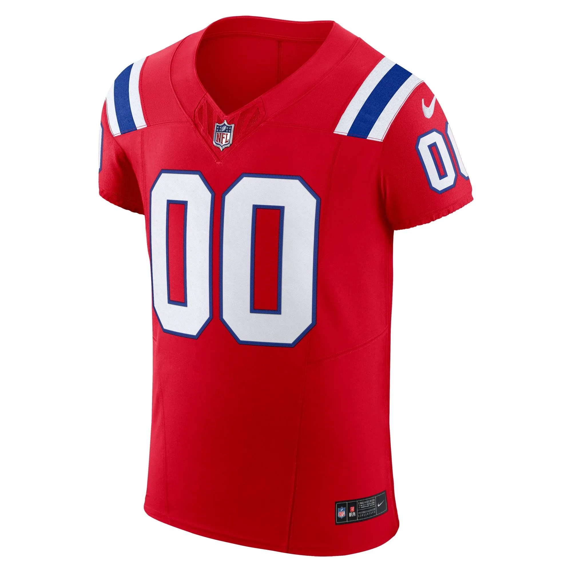 New England Patriots  Vapor F.U.S.E. Elite Custom Jersey - Red