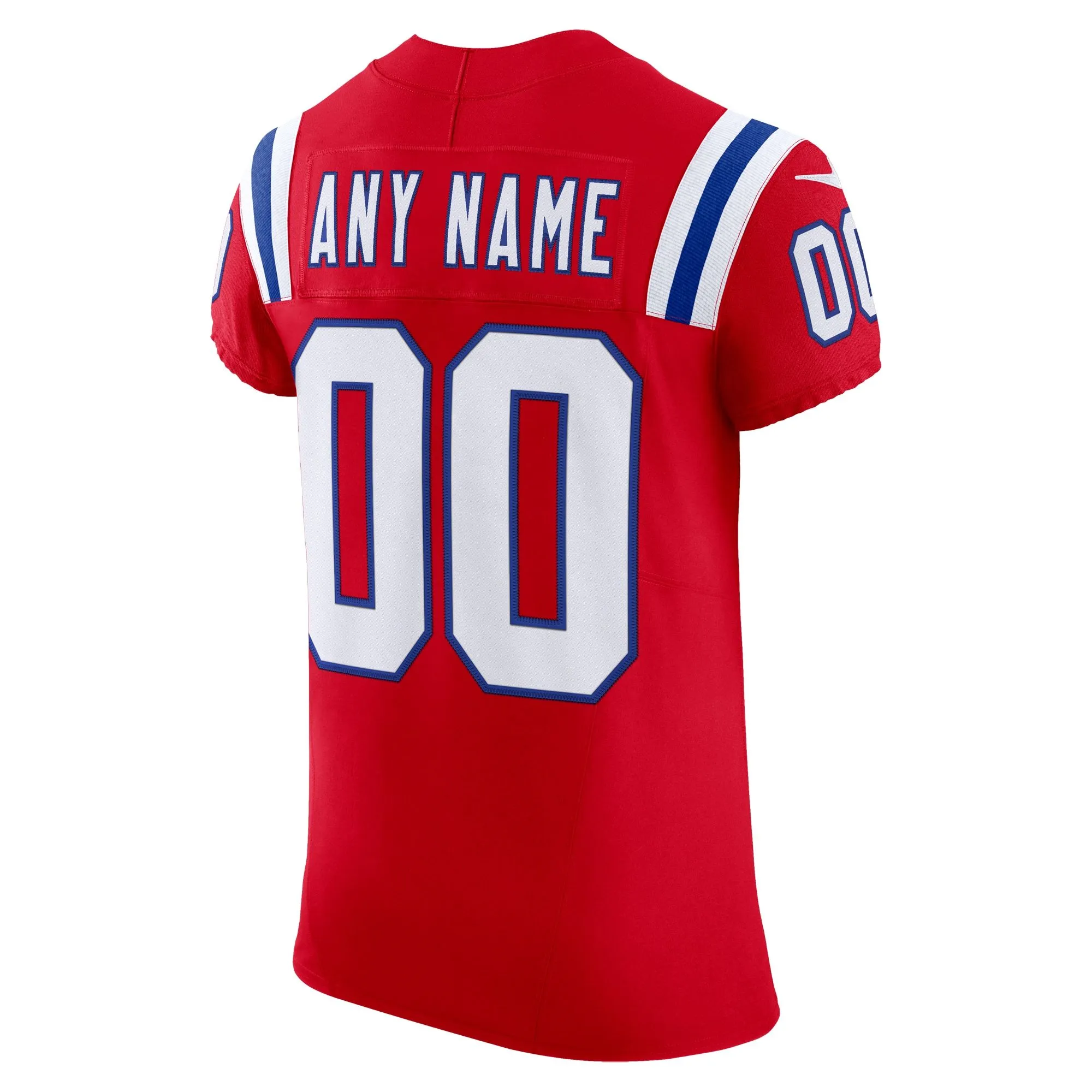 New England Patriots  Vapor F.U.S.E. Elite Custom Jersey - Red