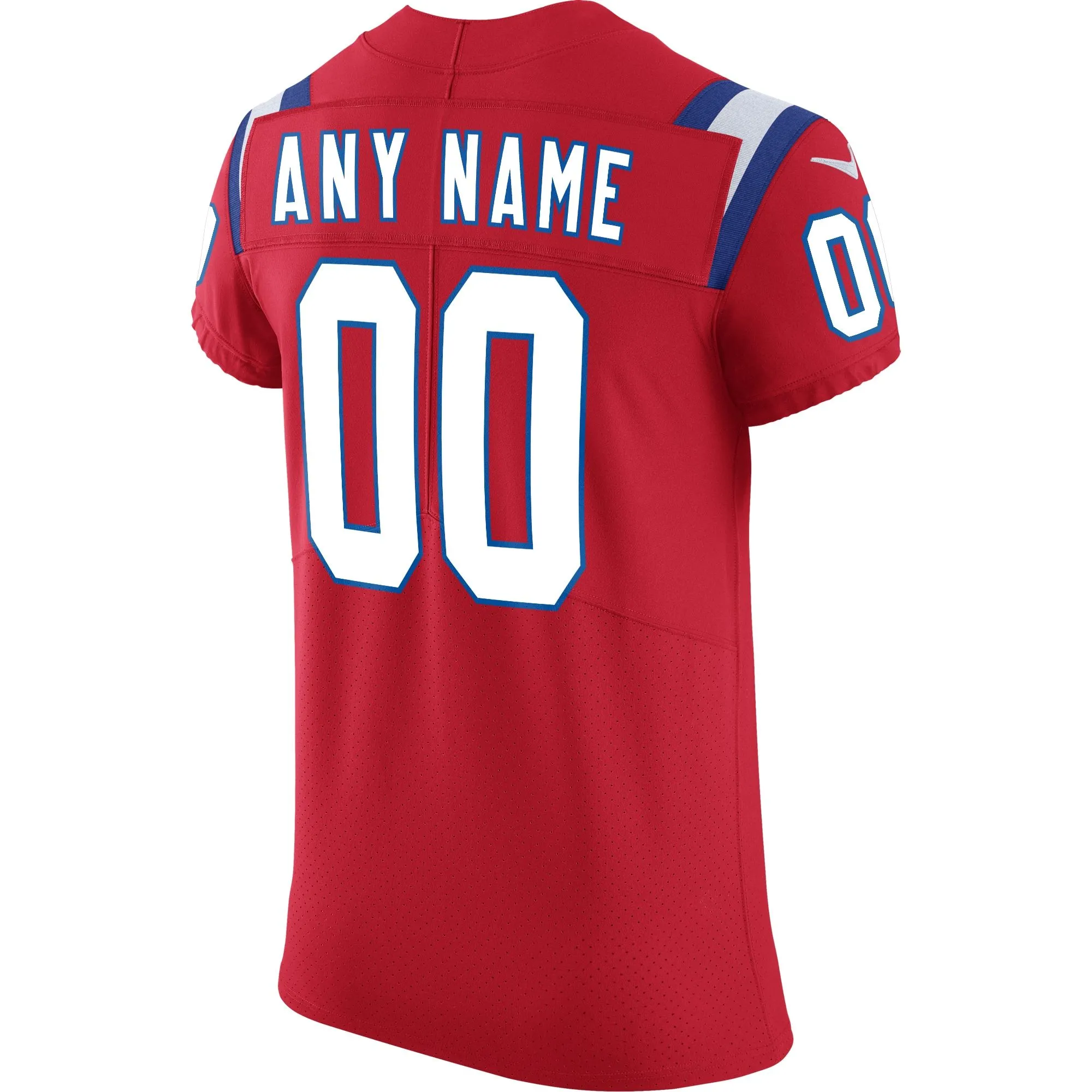 New England Patriots  Vapor Untouchable Custom Elite Jersey - Red