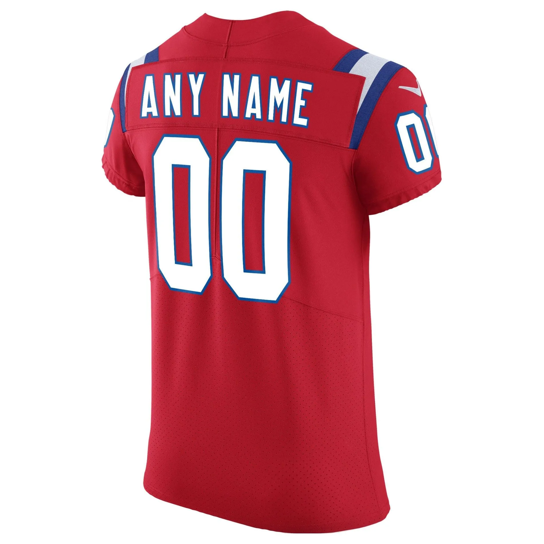 New England Patriots  Vapor Untouchable Custom Elite Jersey - Red