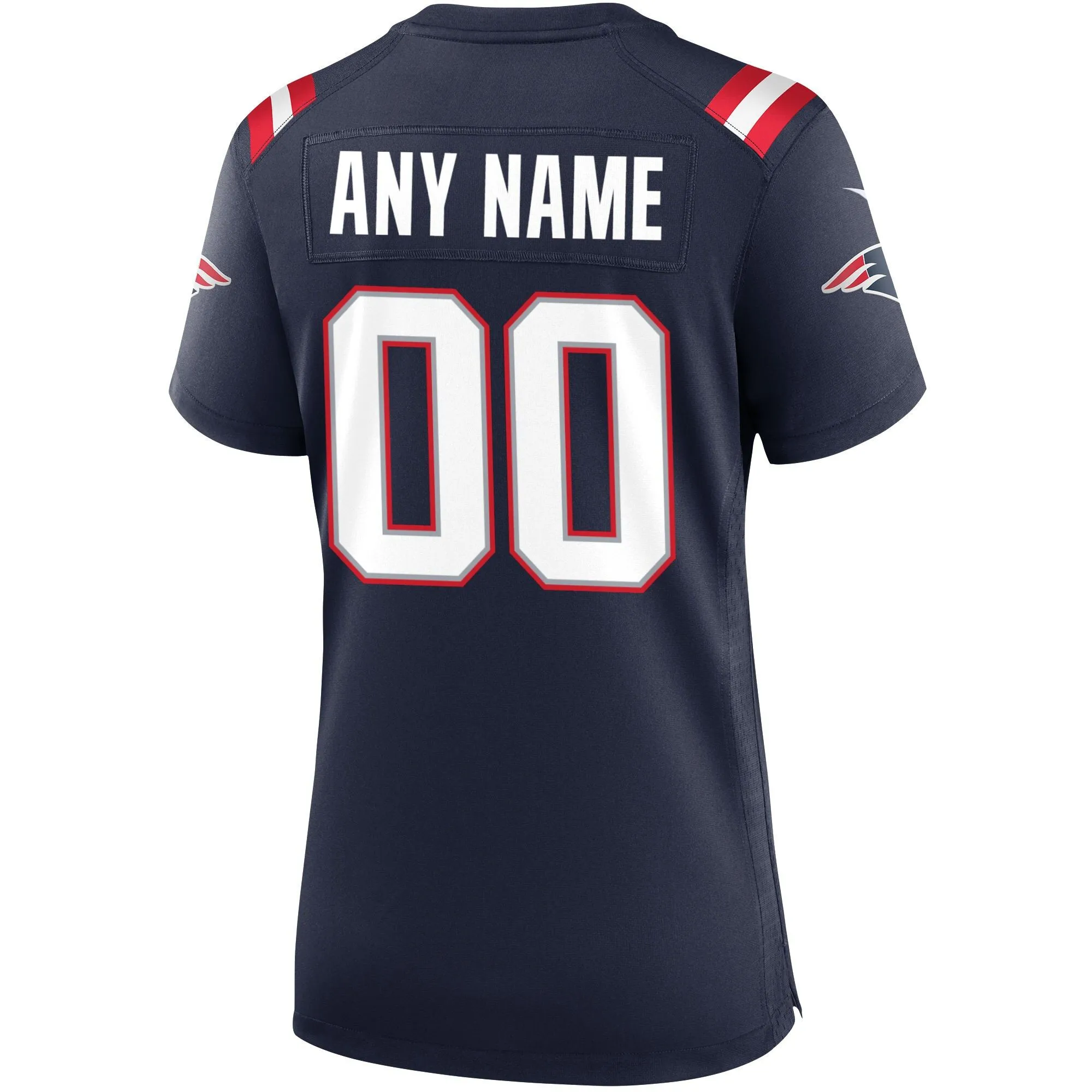 New England Patriots  Women's Custom Game Jersey - Navy