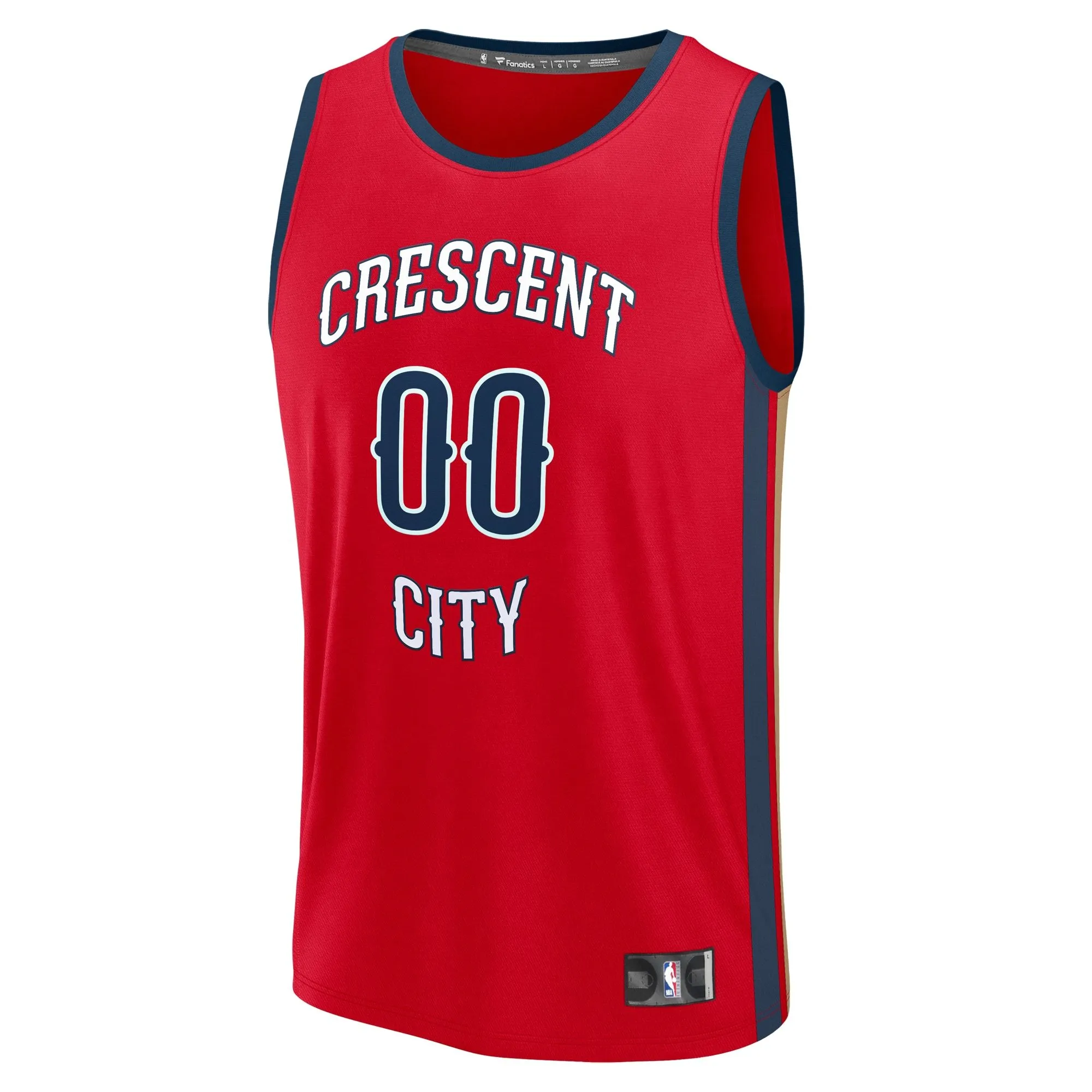 New Orleans Pelicans Fanatics Branded Youth Custom Fast Break Jersey - Red - Statement Edition