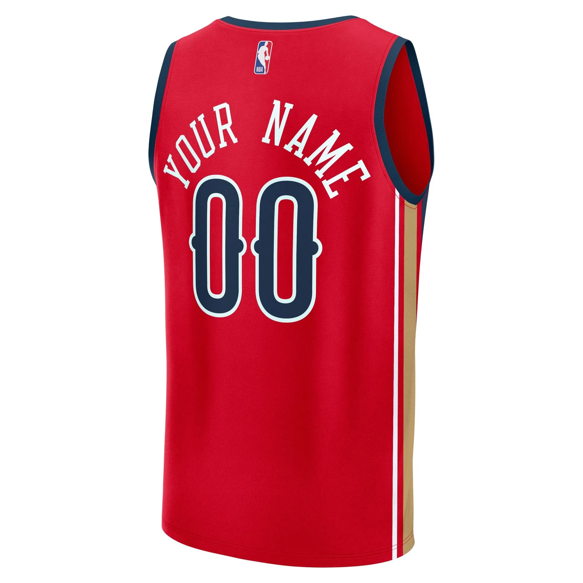 New Orleans Pelicans Fanatics Branded Youth Custom Fast Break Jersey - Red - Statement Edition