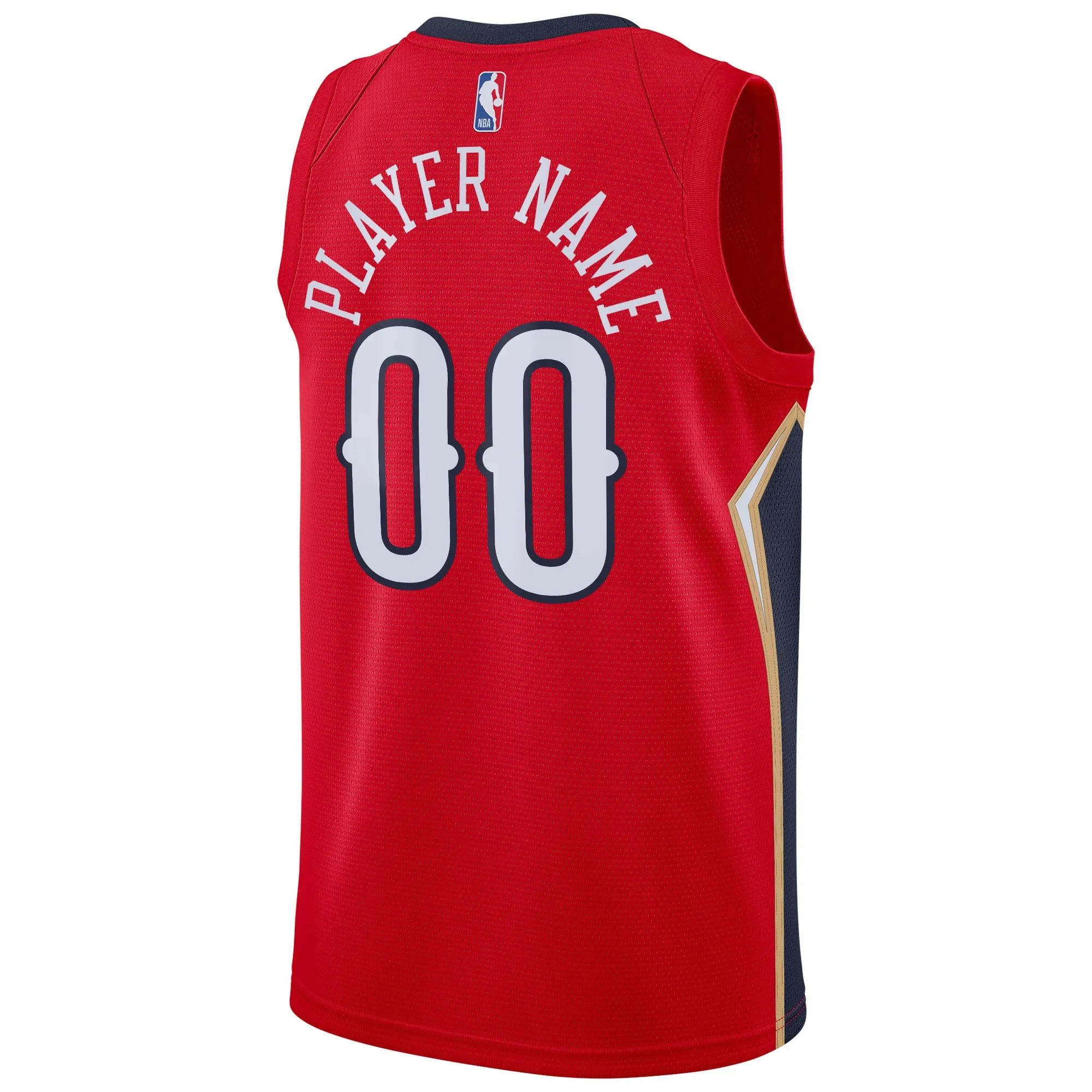 New Orleans Pelicans Jordan Brand Swingman Custom Jersey - Statement Edition - Red