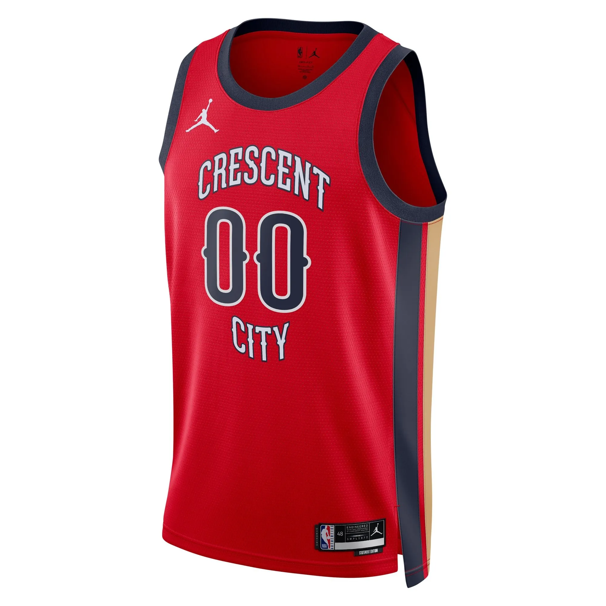 New Orleans Pelicans Jordan Brand Unisex Swingman Custom Jersey - Red - Statement Edition