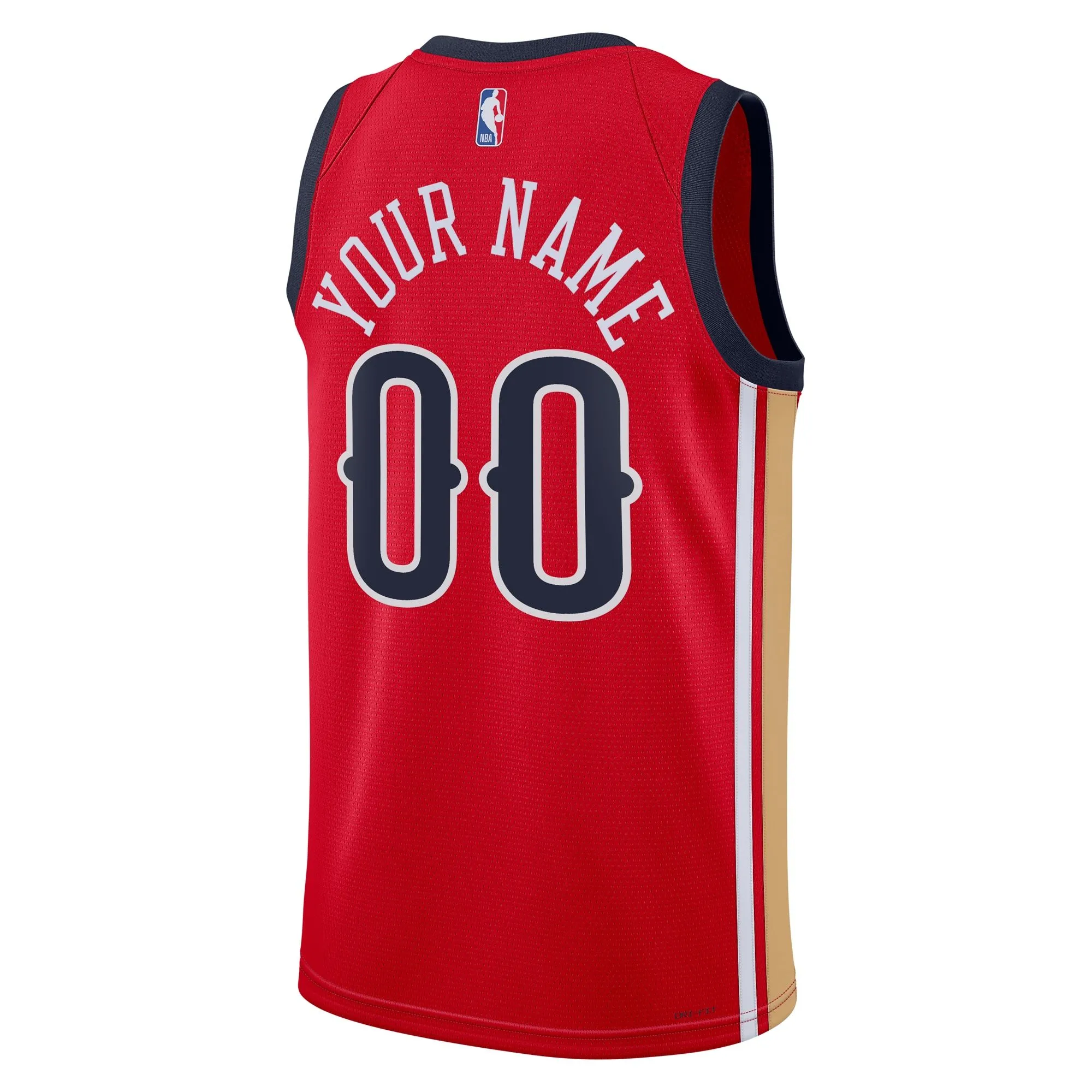 New Orleans Pelicans Jordan Brand Unisex Swingman Custom Jersey - Red - Statement Edition