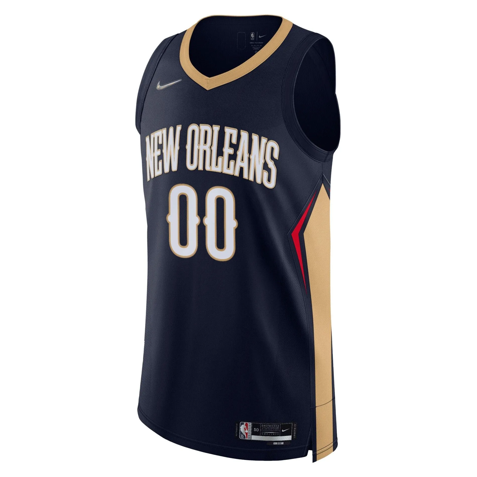 New Orleans Pelicans  2021/22 Diamond  Custom Jersey - Icon Edition - Navy