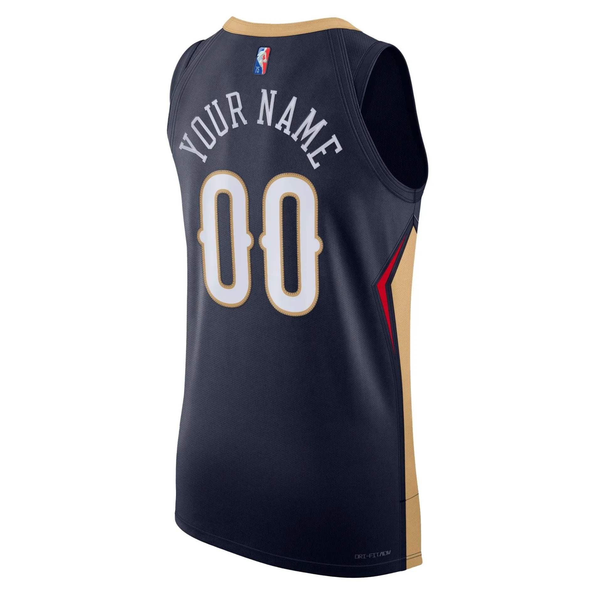 New Orleans Pelicans  2021/22 Diamond  Custom Jersey - Icon Edition - Navy