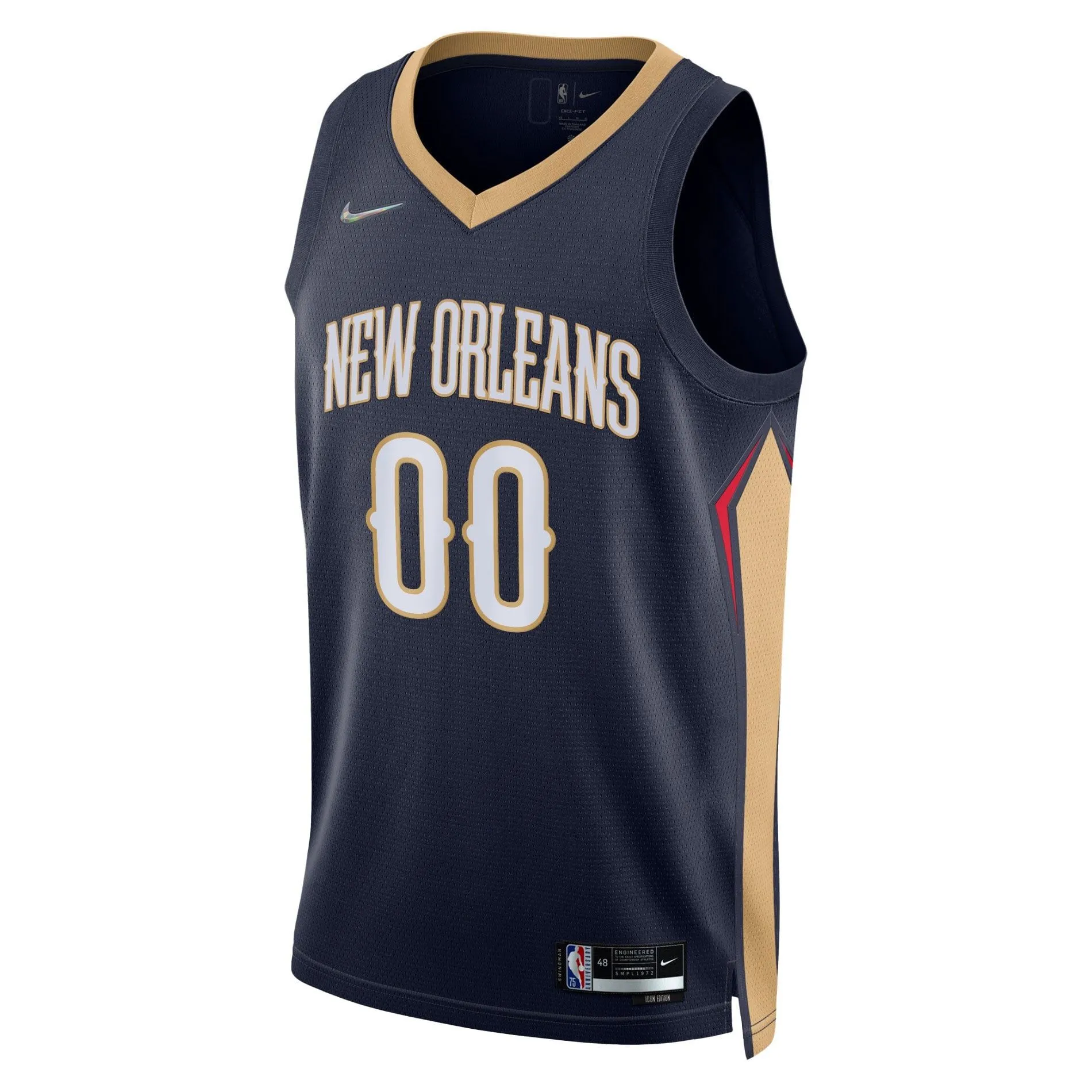 New Orleans Pelicans  2021/22 Diamond Swingman Custom Jersey - Icon Edition - Navy