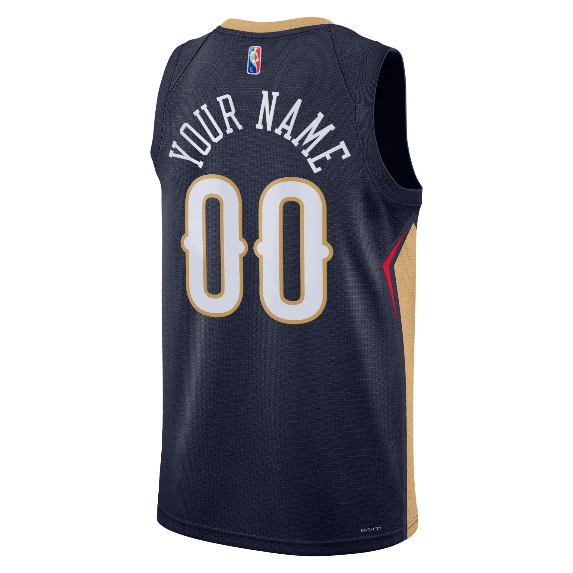 New Orleans Pelicans  2021/22 Diamond Swingman Custom Jersey - Icon Edition - Navy