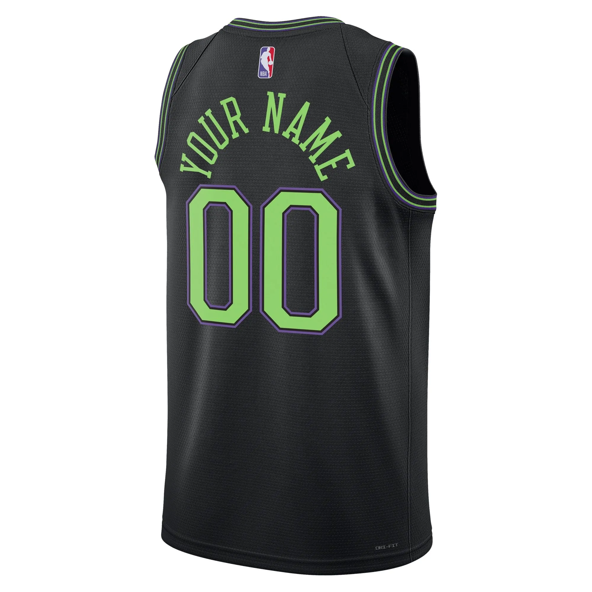 New Orleans Pelicans  Unisex 2023/24 Custom Swingman Jersey - Black - City Edition