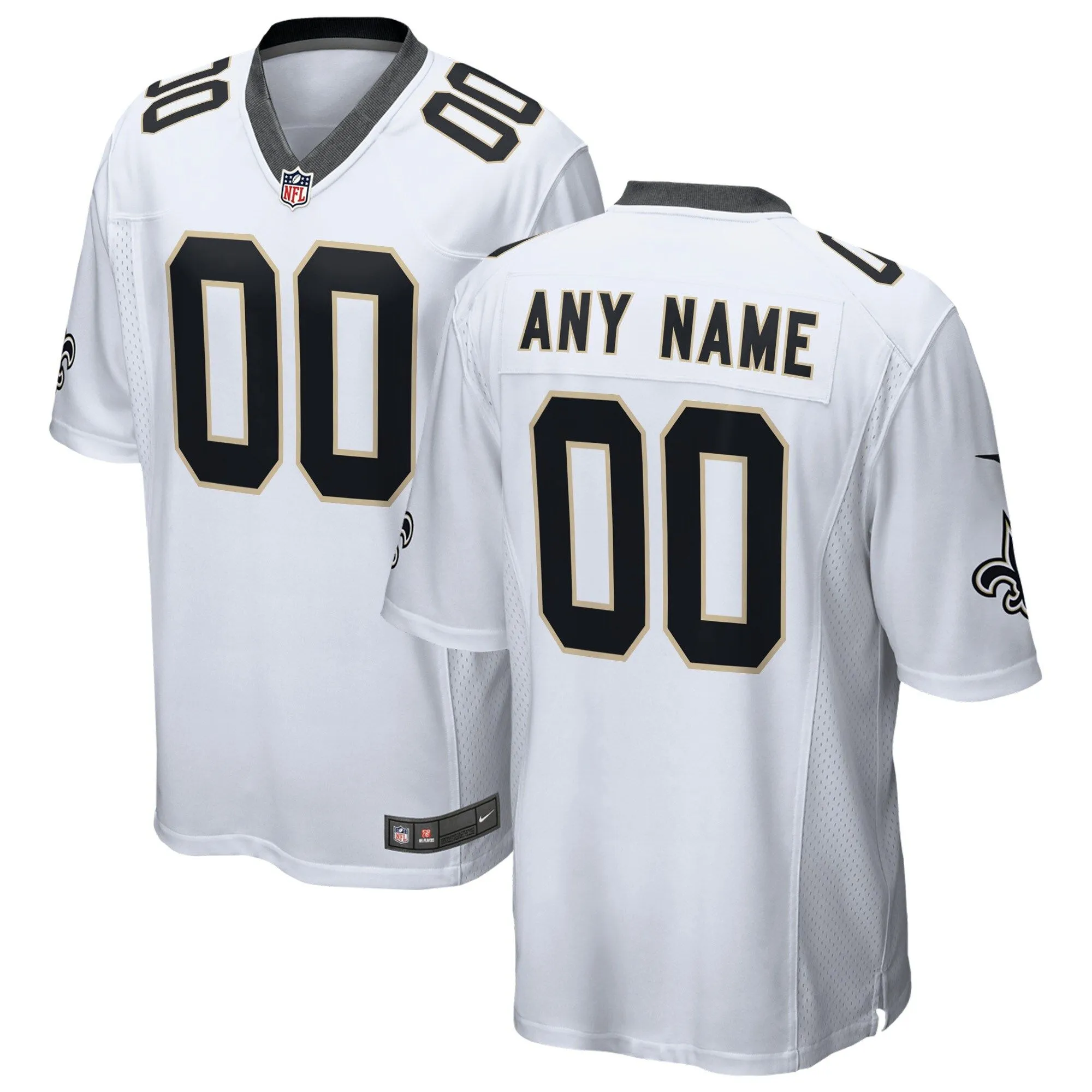 New Orleans Saints  2018 Custom Game Jersey - White