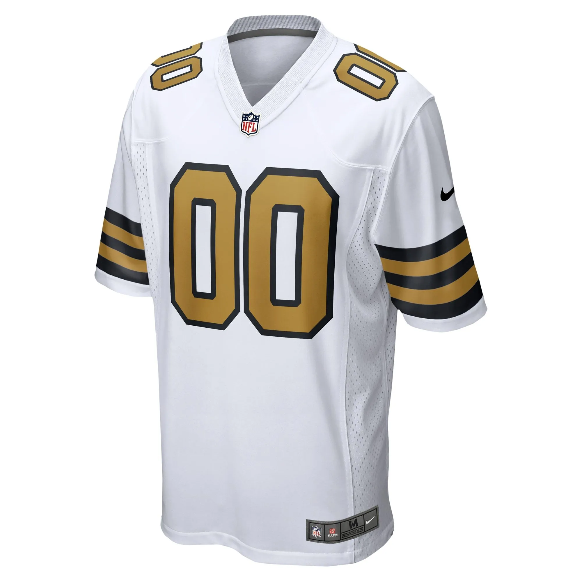 New Orleans Saints  Alternate Custom Game Jersey - White