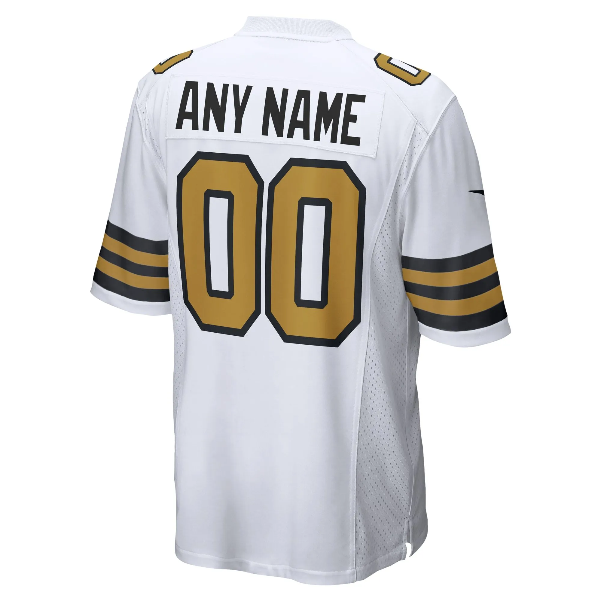 New Orleans Saints  Alternate Custom Game Jersey - White