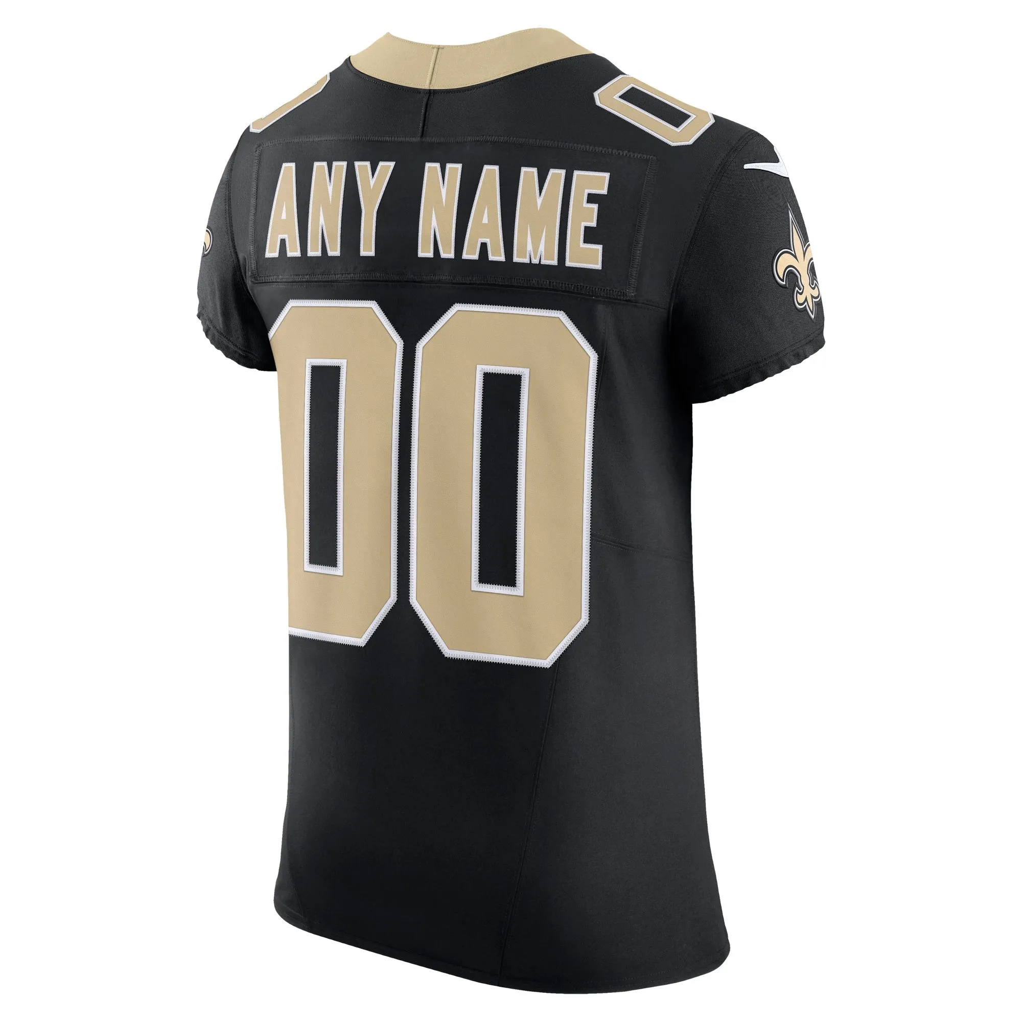 New Orleans Saints  Vapor F.U.S.E. Elite Custom Jersey - Black