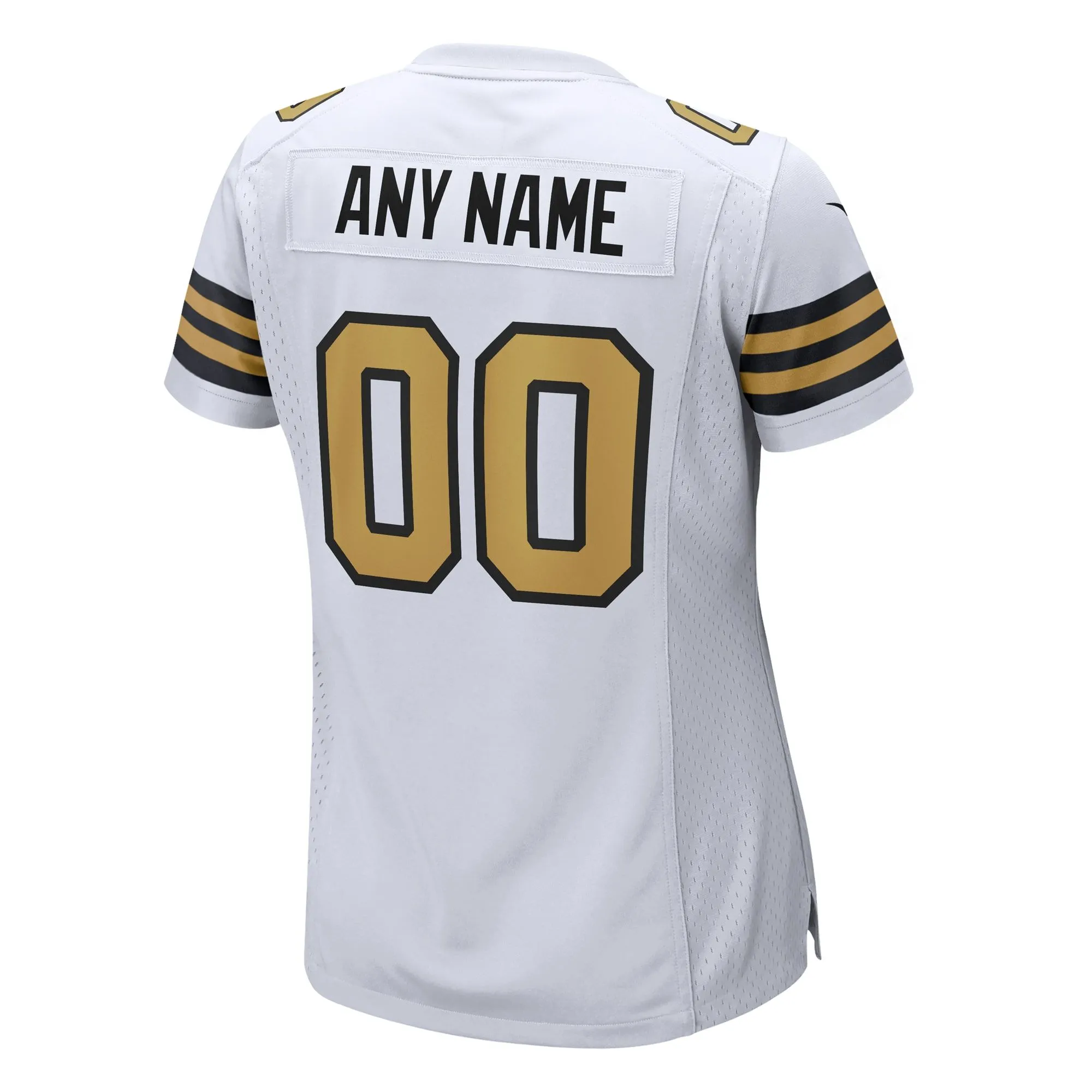 New Orleans Saints  Women's Alternate Custom Game Jersey - White