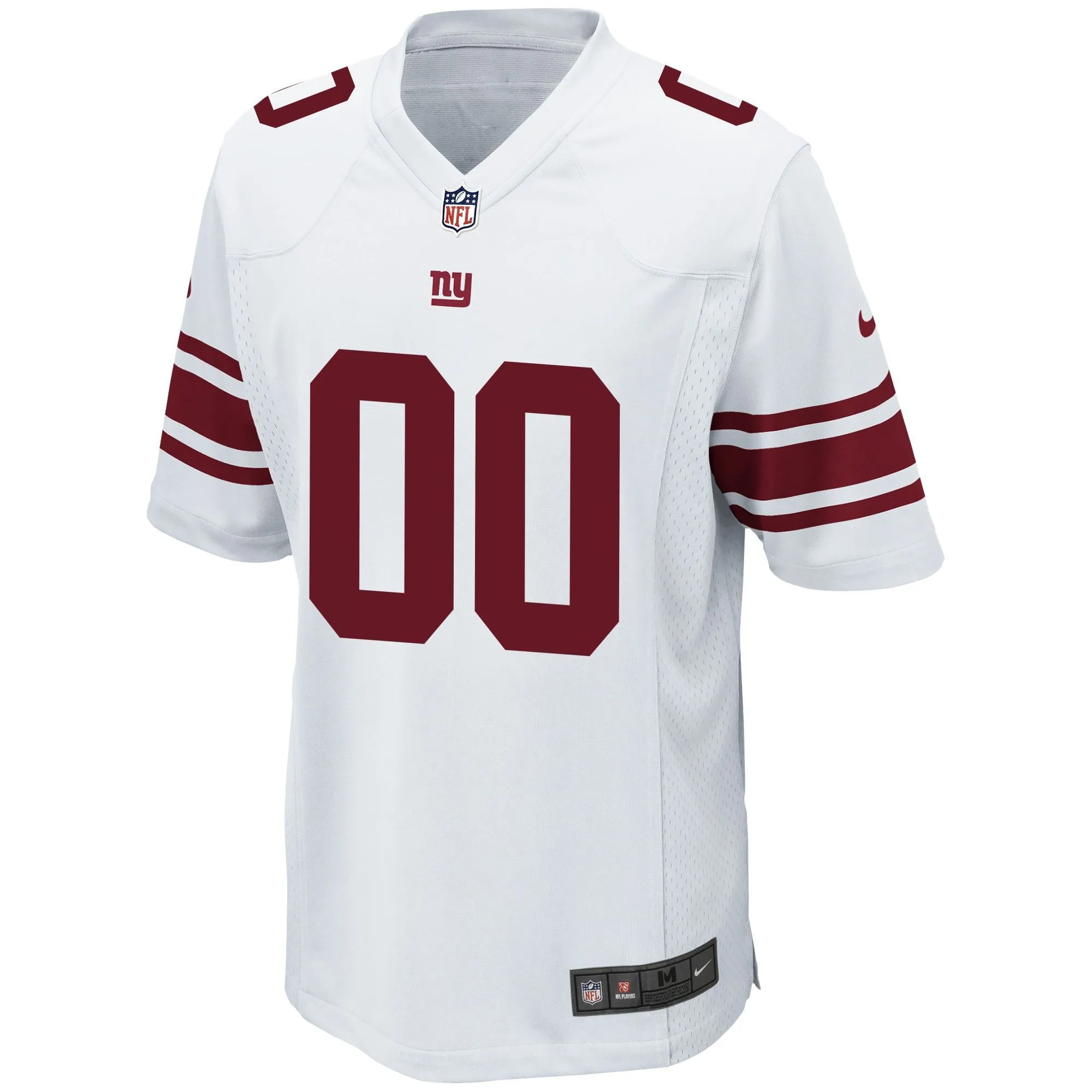 New York Giants  Custom Game Jersey - White