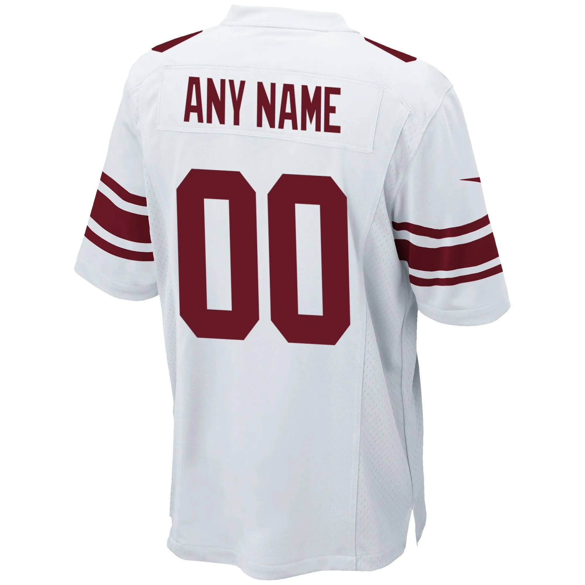 New York Giants  Custom Game Jersey - White