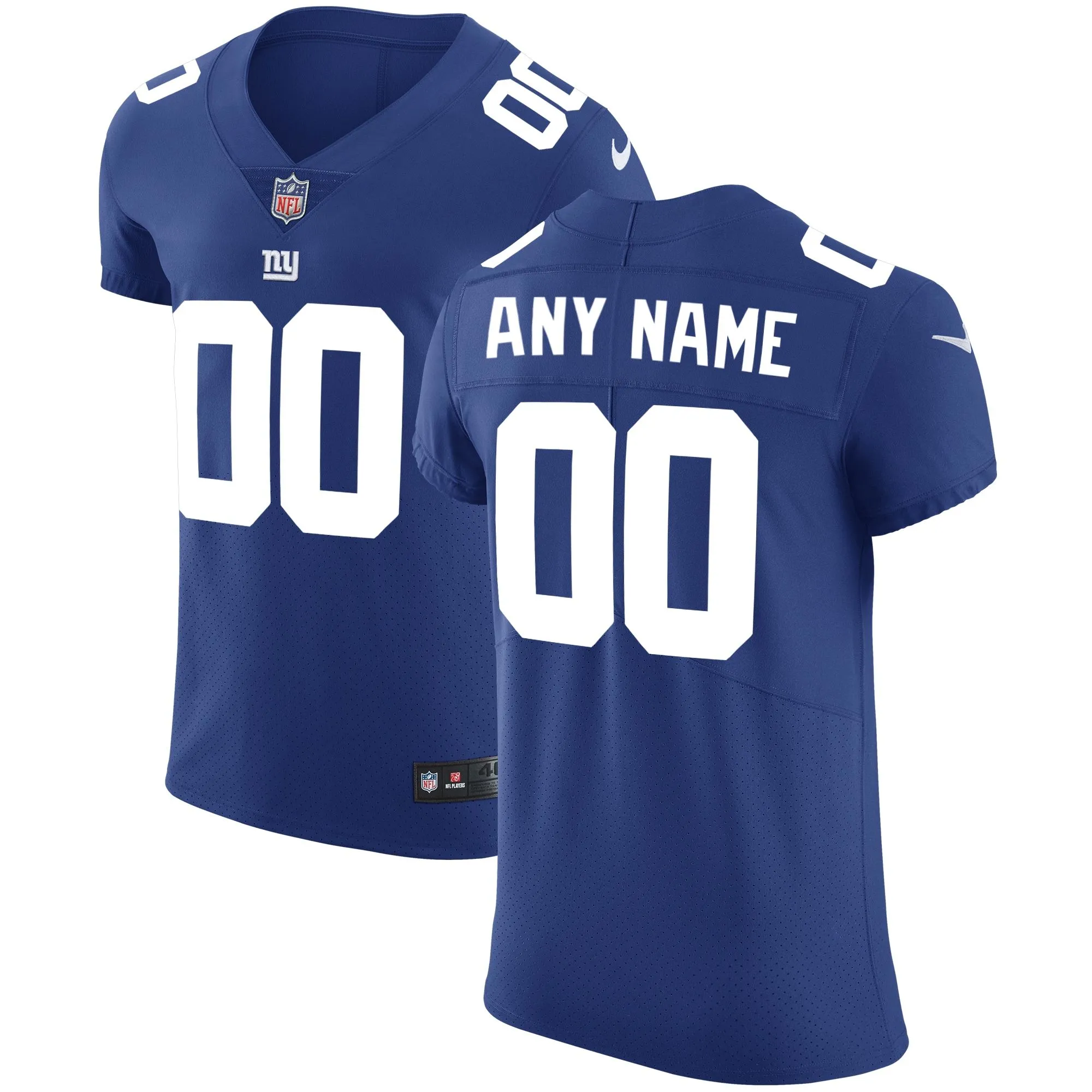 New York Giants  Vapor Untouchable Custom Elite Jersey - Royal